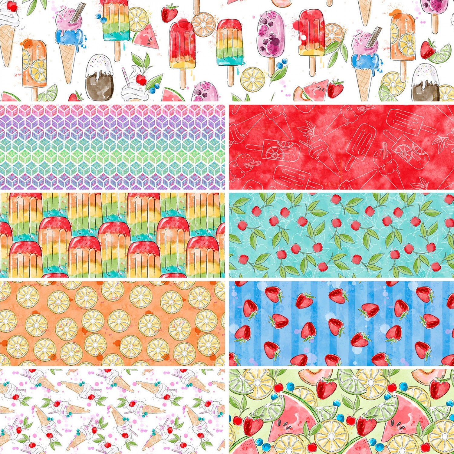 Sweet Summertime | 3 Wishes Fabric