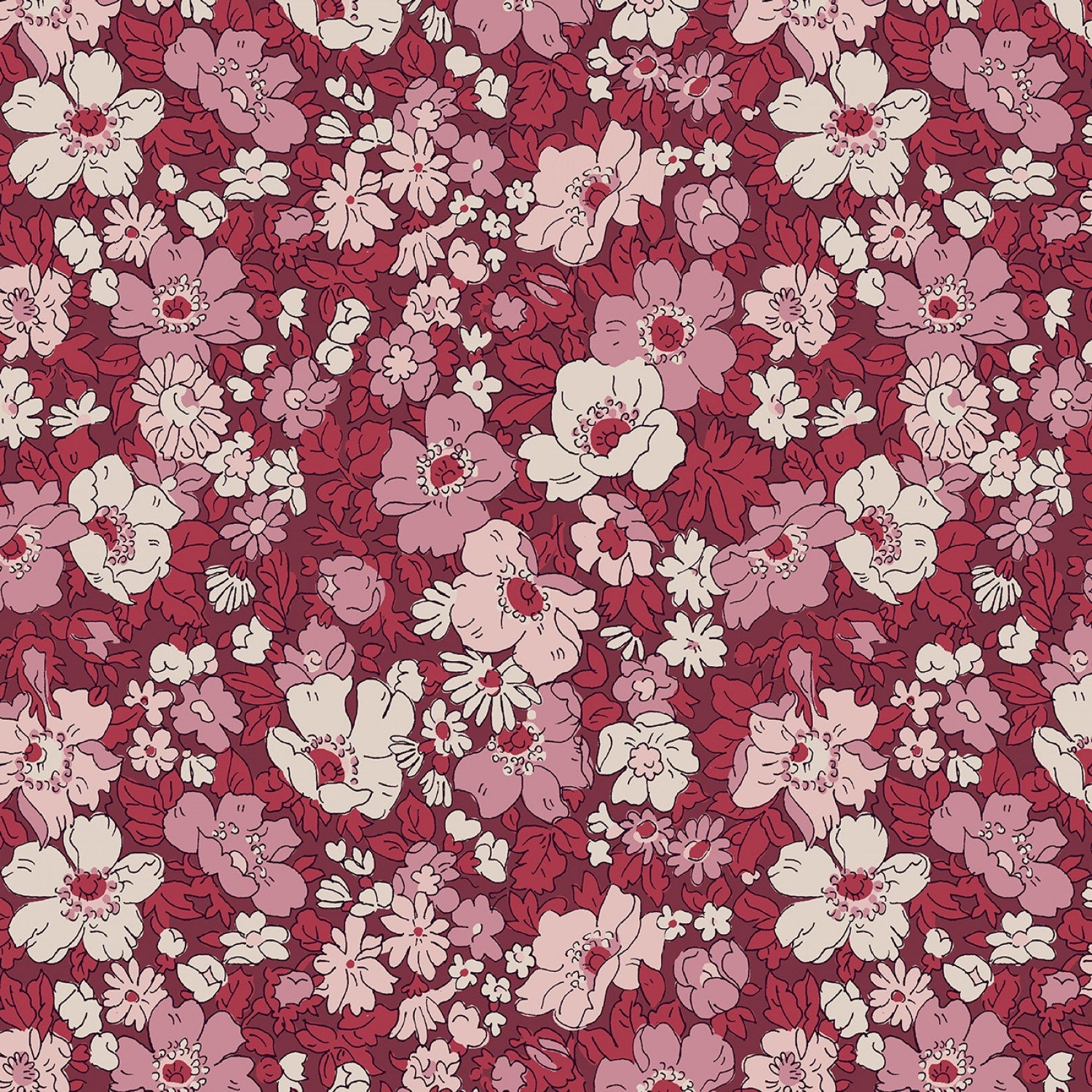 Cosmos Park A1  | 107" Quilt Backing Fabric by Liberty Fabrics for Riley Blake | 0166W68100A