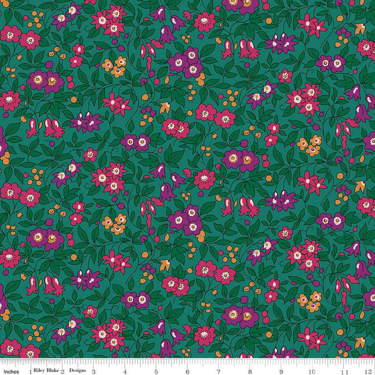 Trailing Blossom A  | 107" Quilt Backing Fabric by Liberty Fabrics for Riley Blake | 0166W68203A