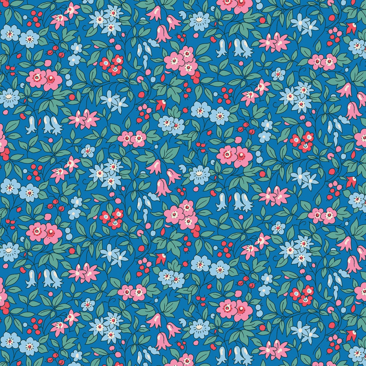 Trailing Blossom C  | 107" Quilt Backing Fabric by Liberty Fabrics for Riley Blake | 0166W68203C