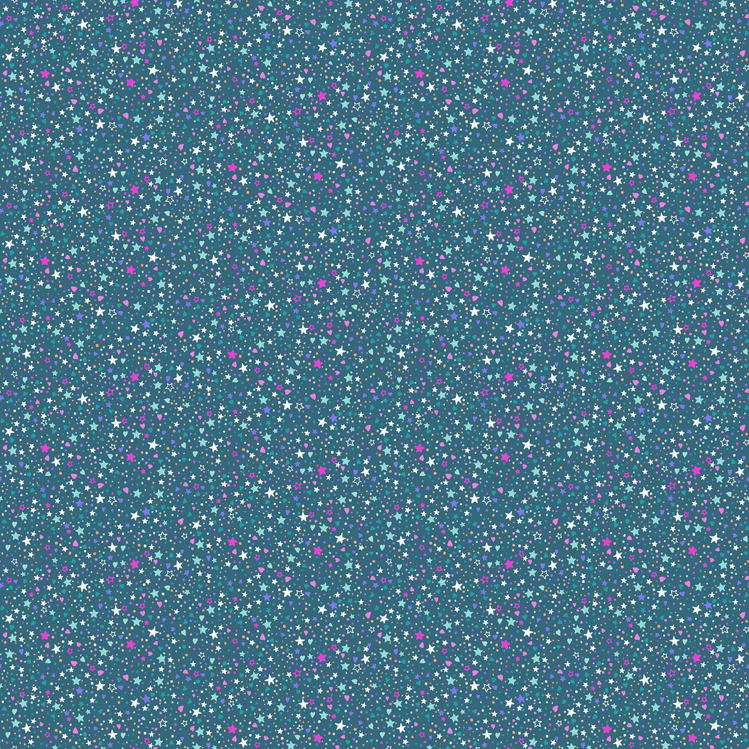 Fairy Dust | Teal Sparkle by Makower UK for Andover Fabrics | MU-053-T