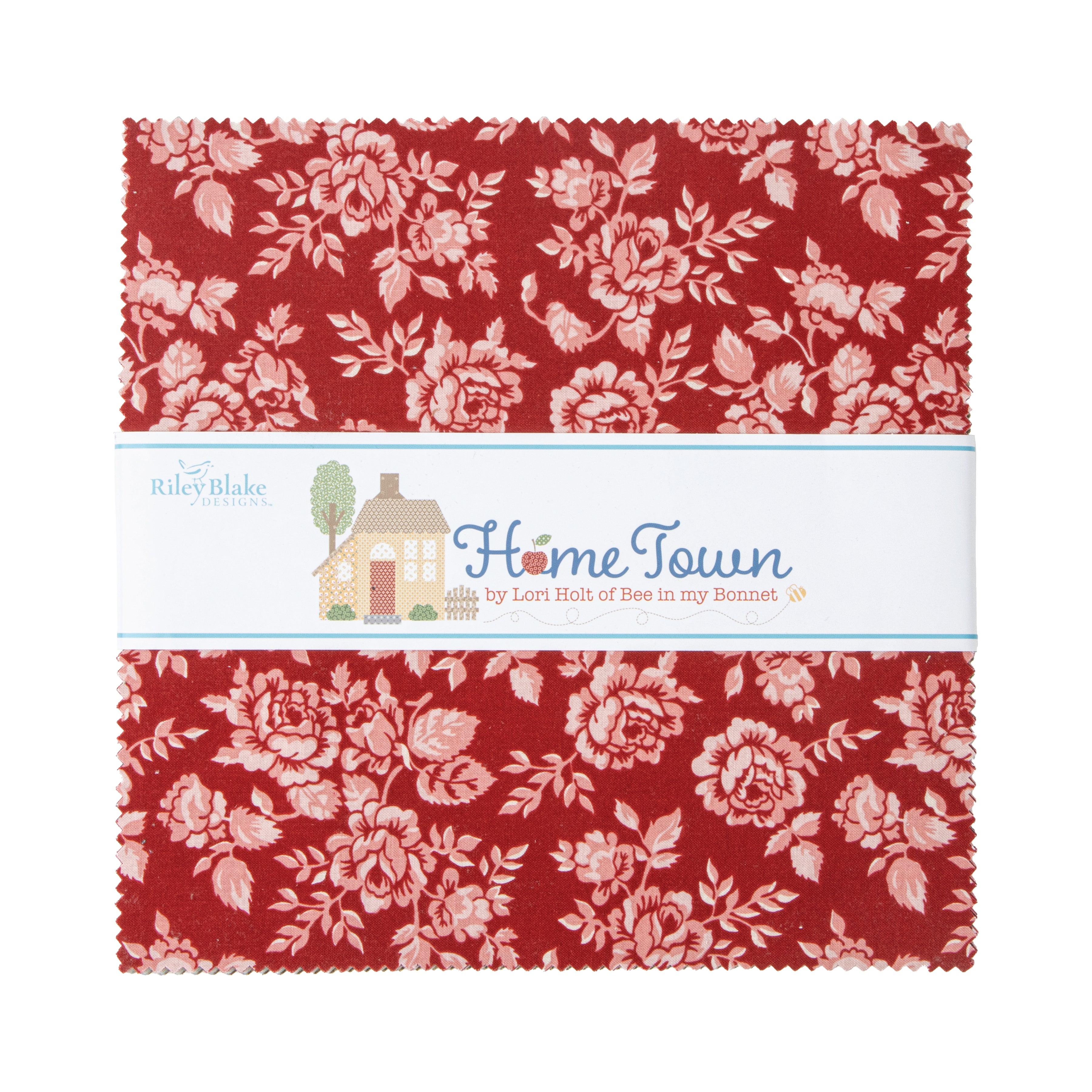 Home Town | 10" Square Pack by Lori Holt for Riley Blake | 10-13580-42 | 42 pcs