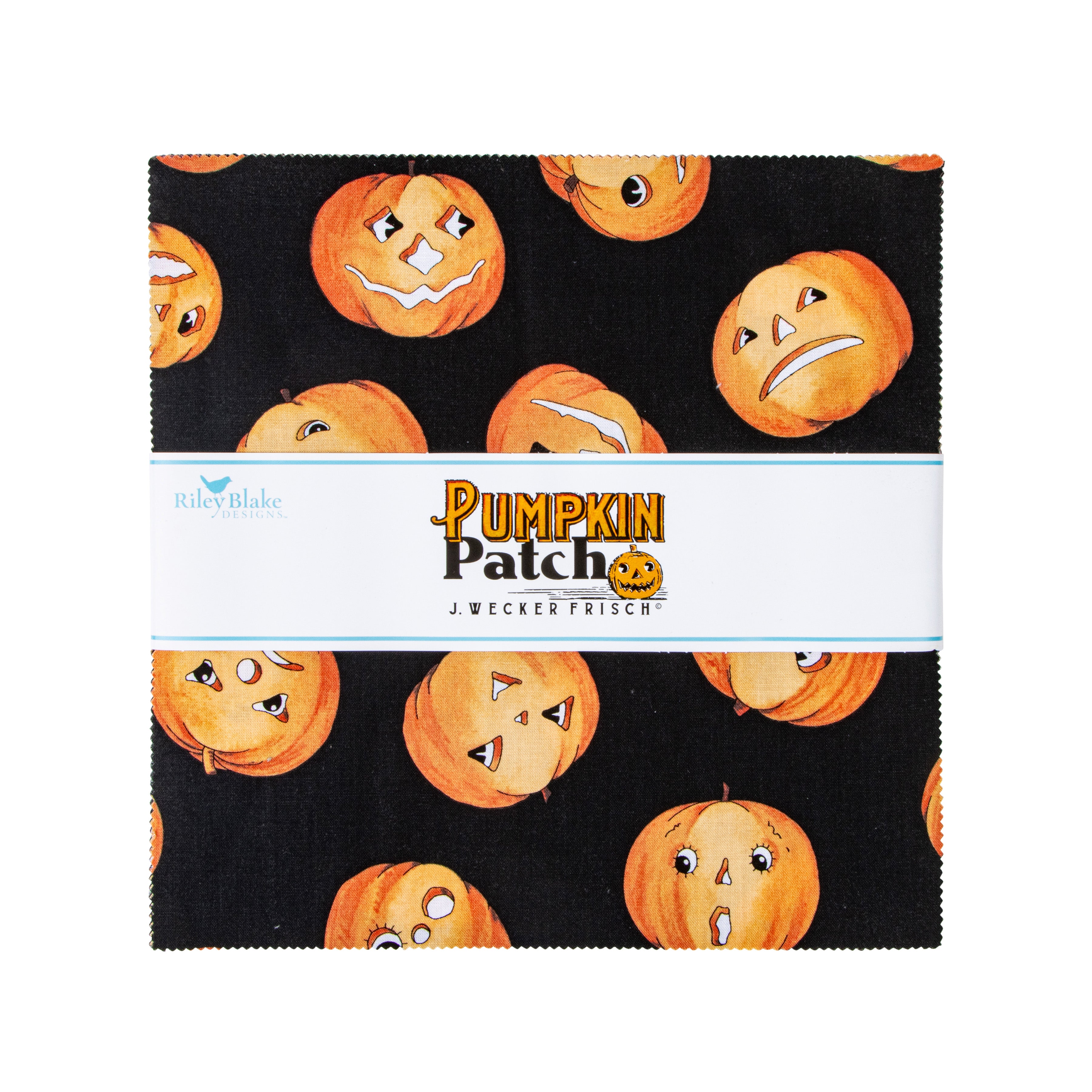 Pumpkin Patch | 10" Square Pack by J. Wecker Frisch for Riley Blake | 42 pcs