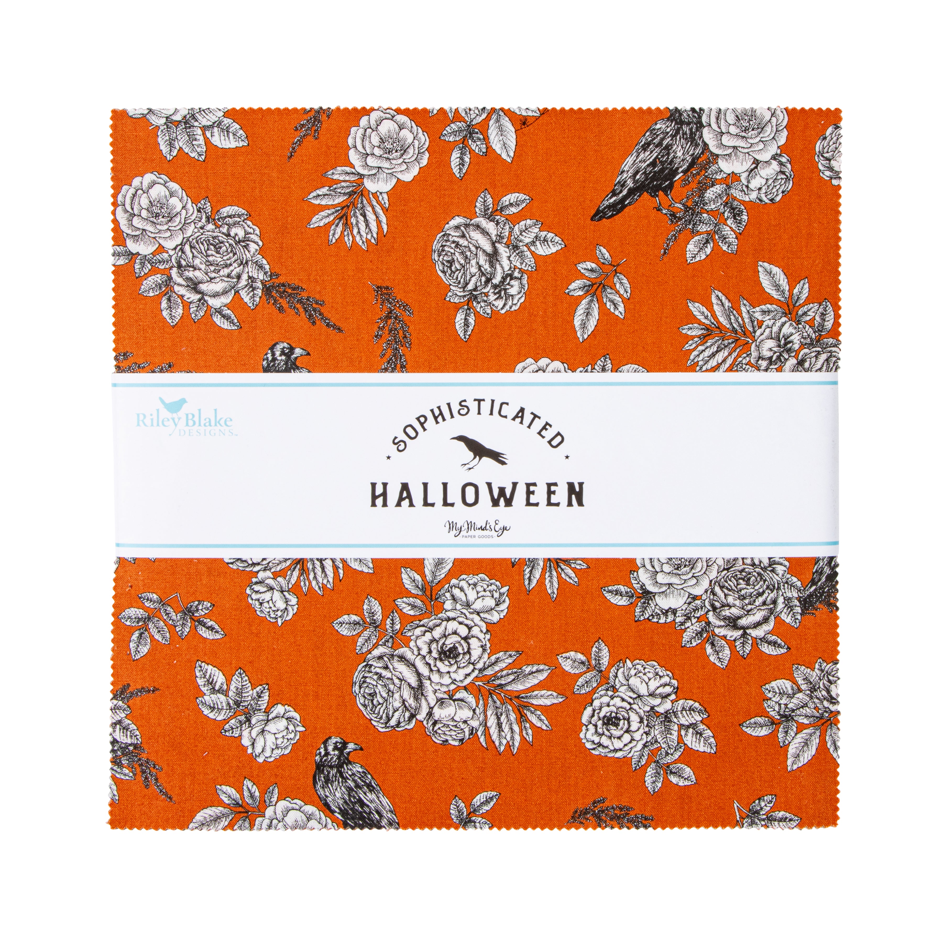 Sophisticated Halloween | 10" Square Pack by My Mind's Eye for Riley Blake | 42 pcs