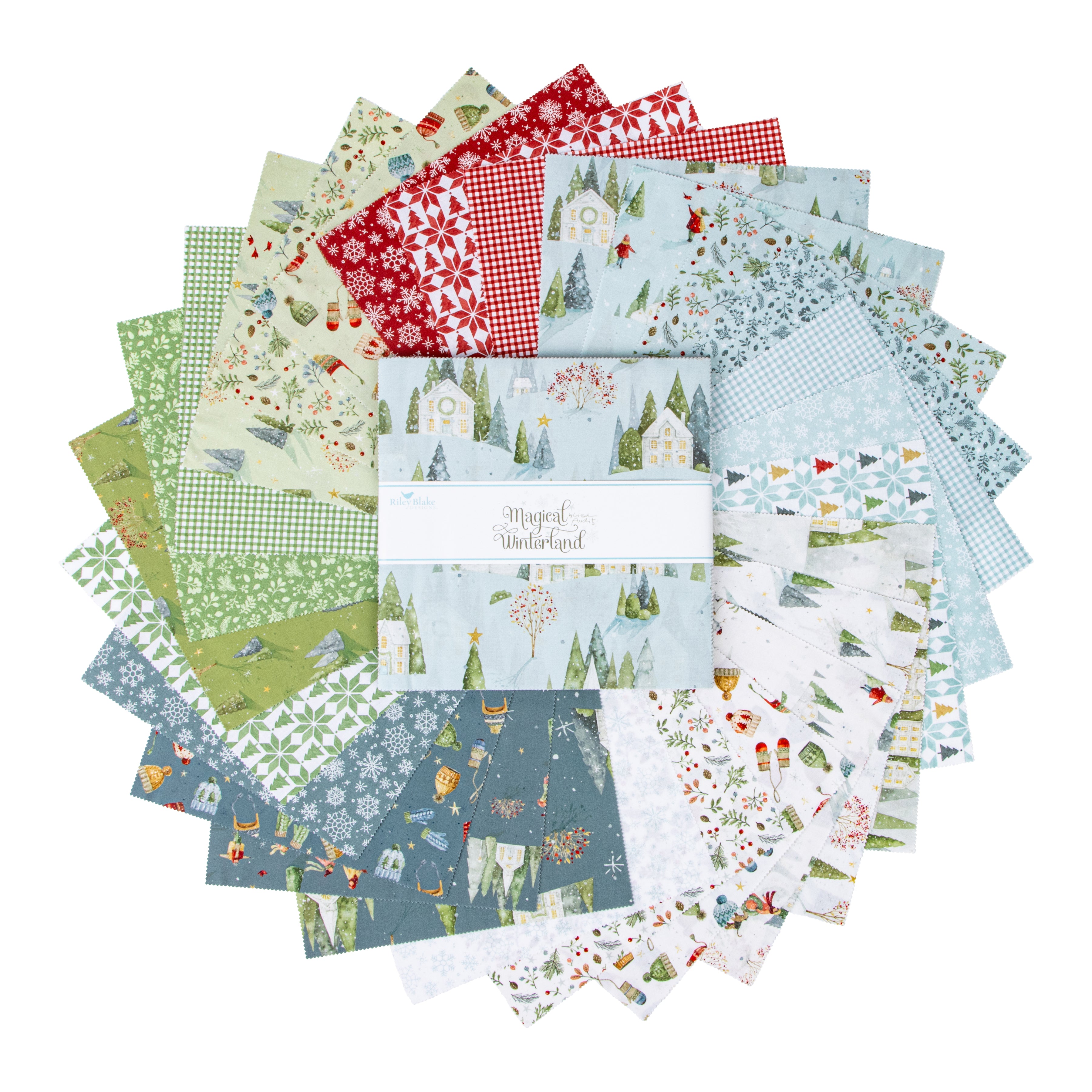 Magical Winterland | 10" Precut Squares by Lisa Audit for Riley Blake | 42pcs