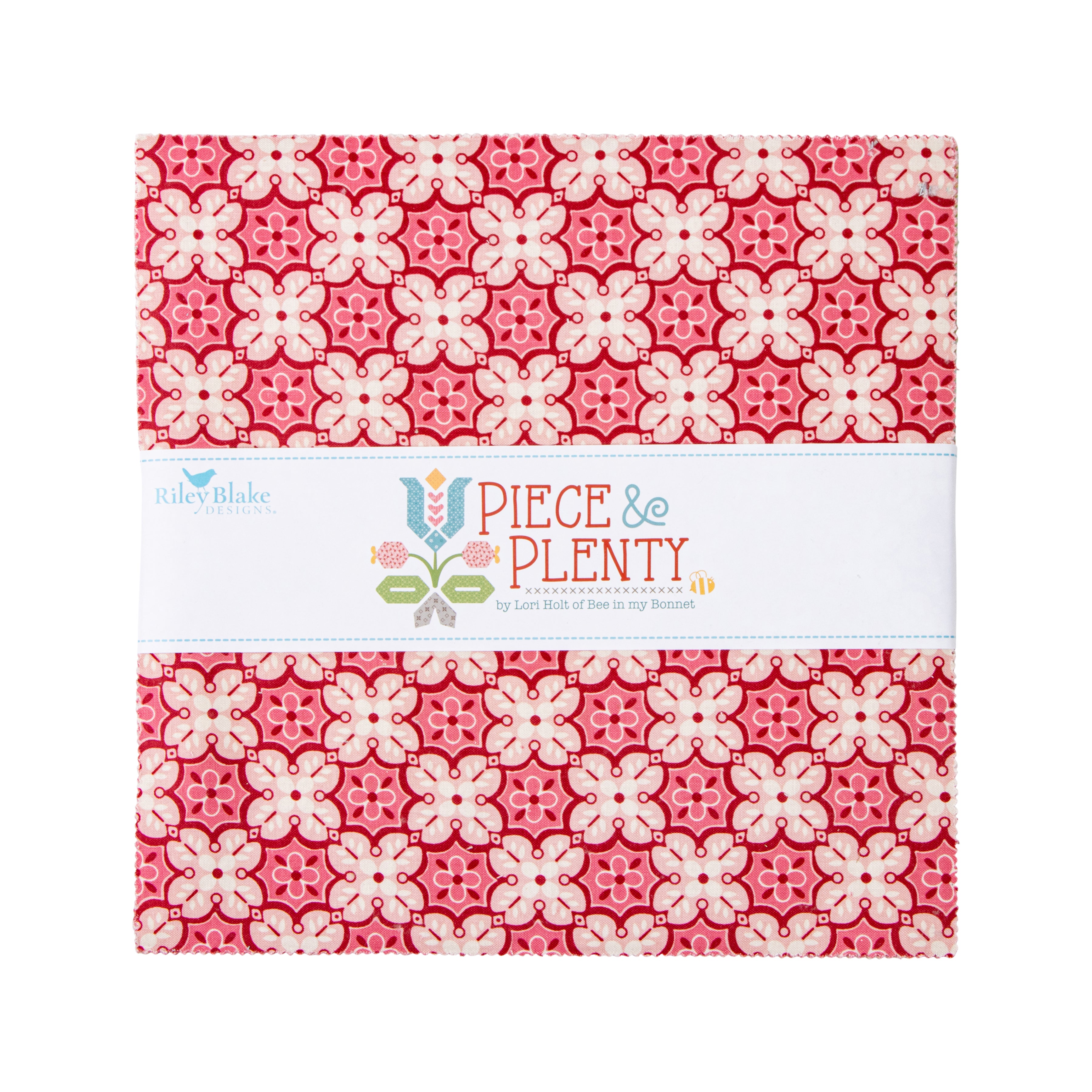 Piece & Plenty | 10" Square Pack by Lori Holt for Riley Blake | 42 pcs