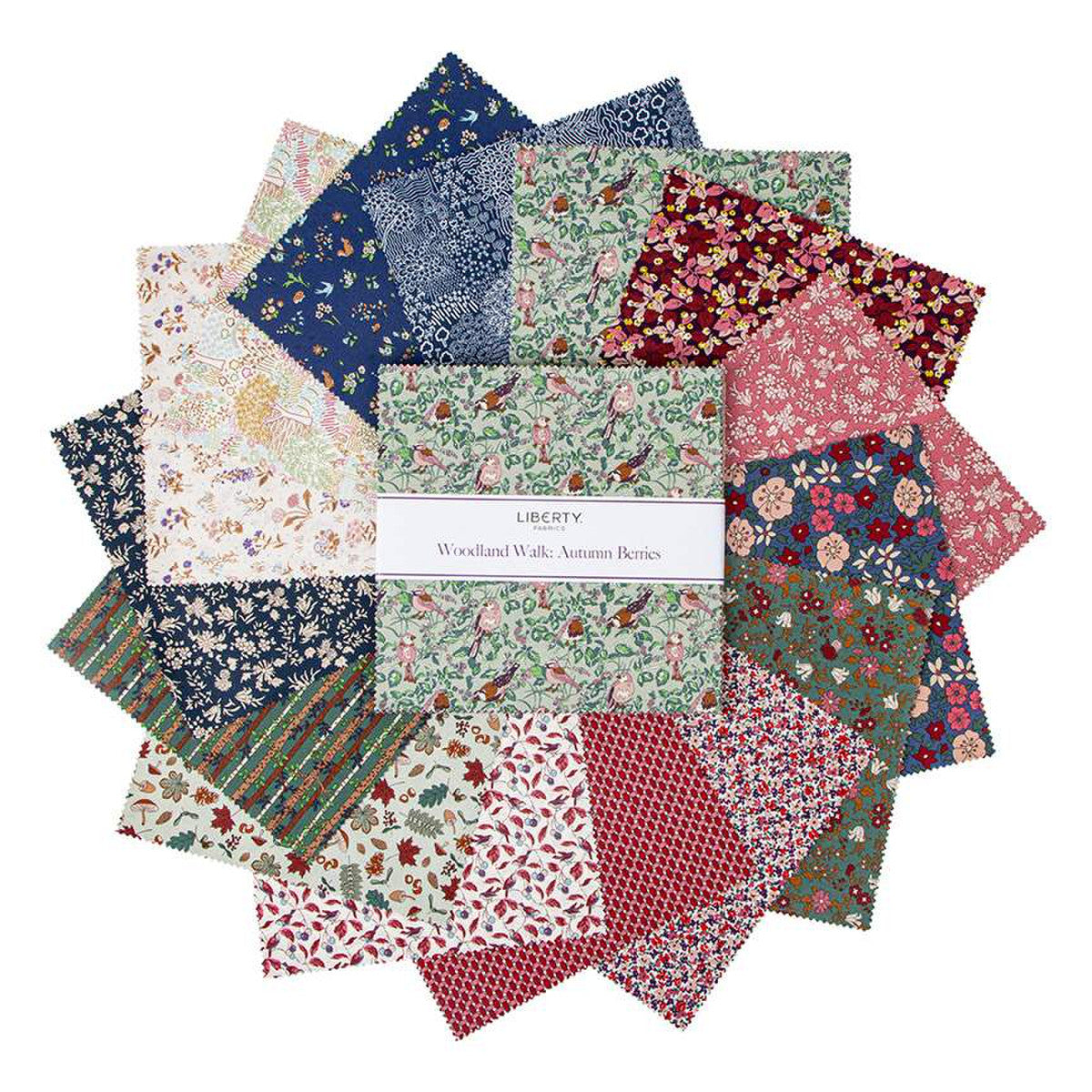 Woodland Walk - Autumn Berries 10" Stacker by Liberty Fabrics (42pcs)