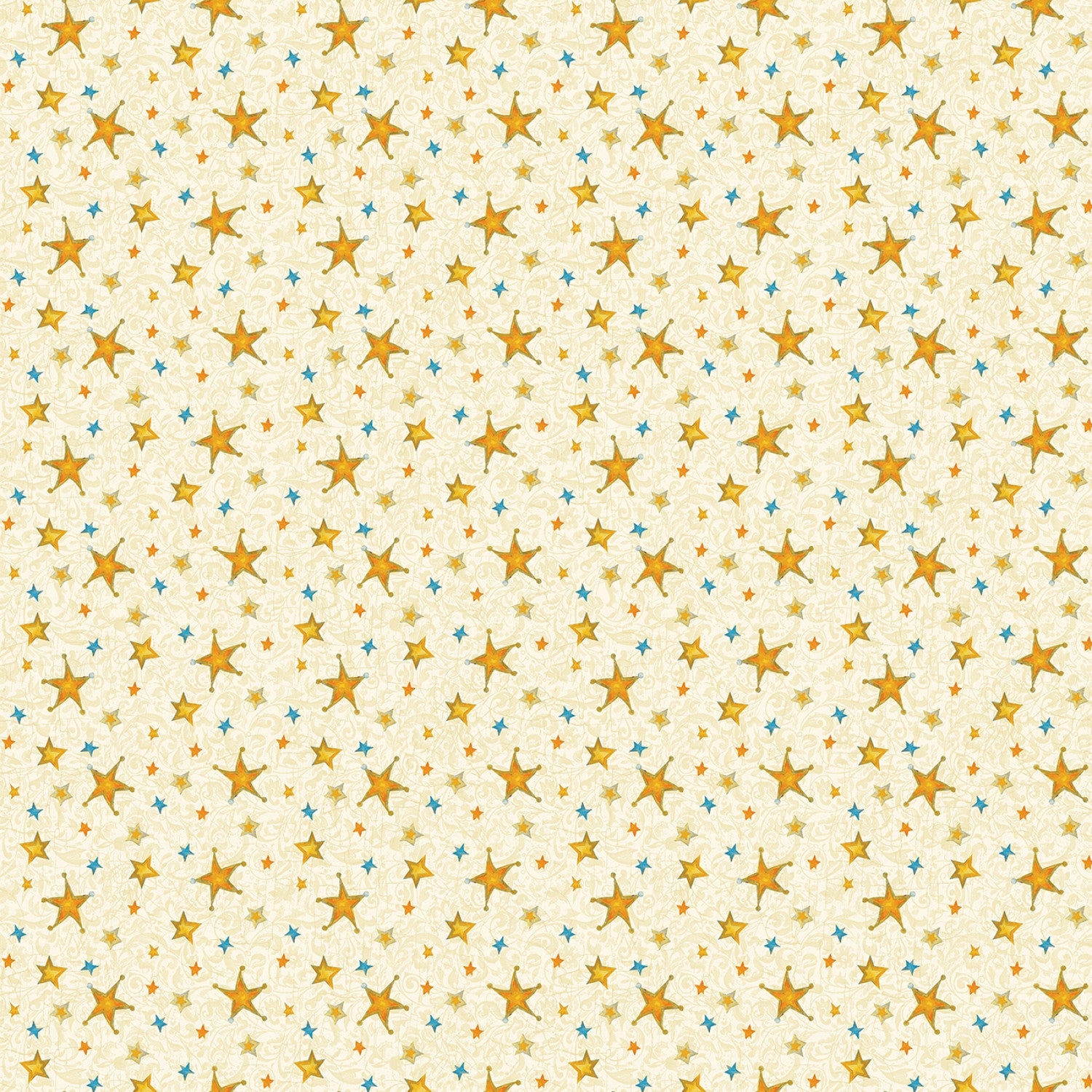 Christmas Spirit | Cream Star Splendor by David Galchutt for Benartex | 16278B-07