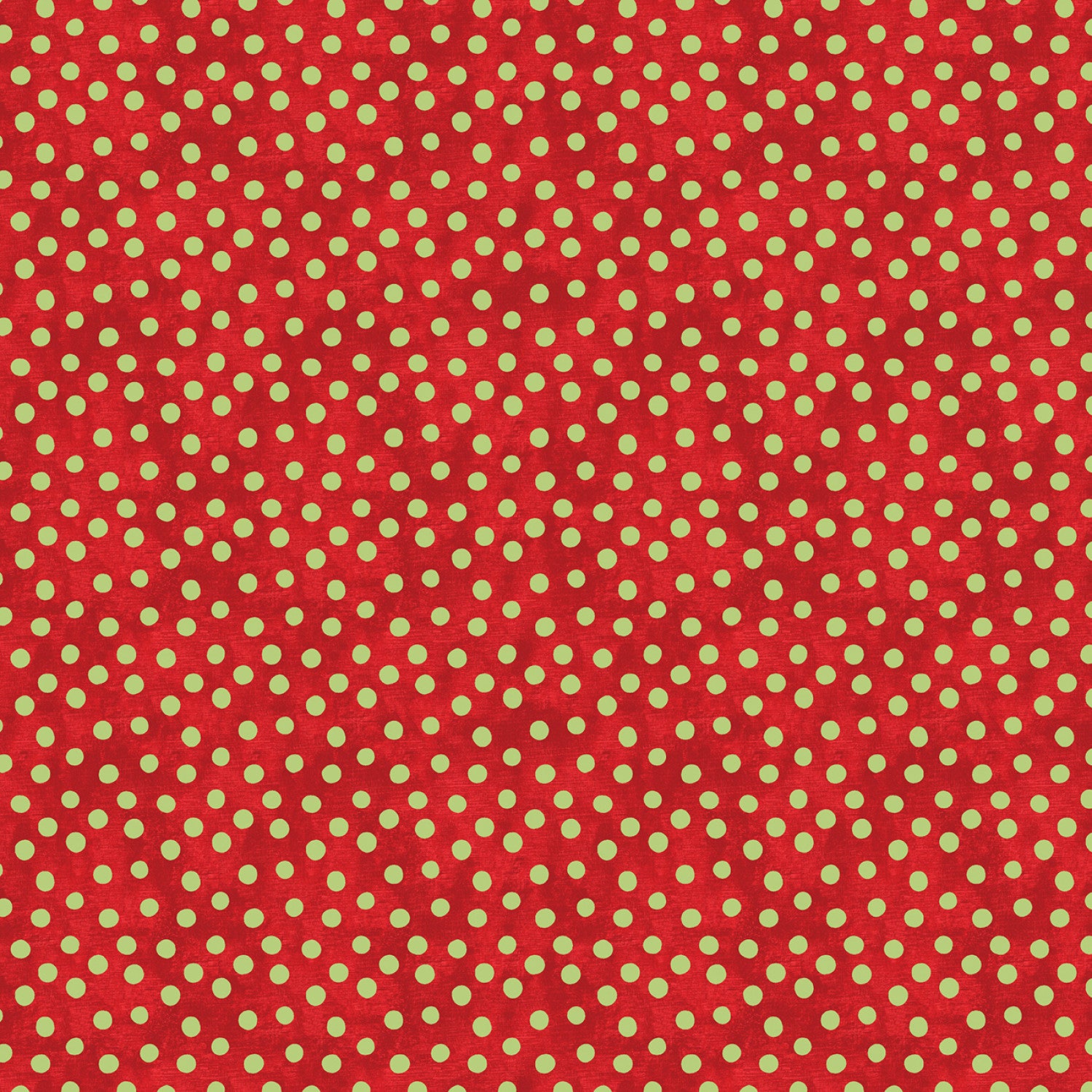 Christmas Spirit | Red/Celery Dot Splendor by David Galchutt for Benartex | 16280B-21