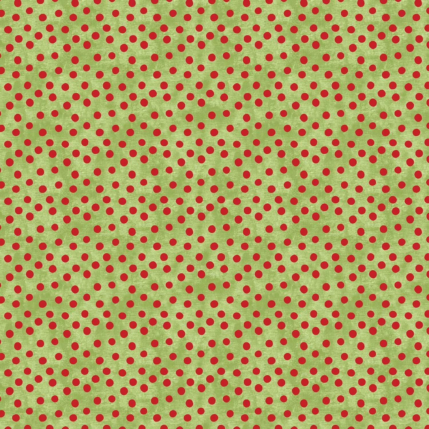 Christmas Spirit | Celery/Red Dot Splendor by David Galchutt for Benartex | 16280B-41