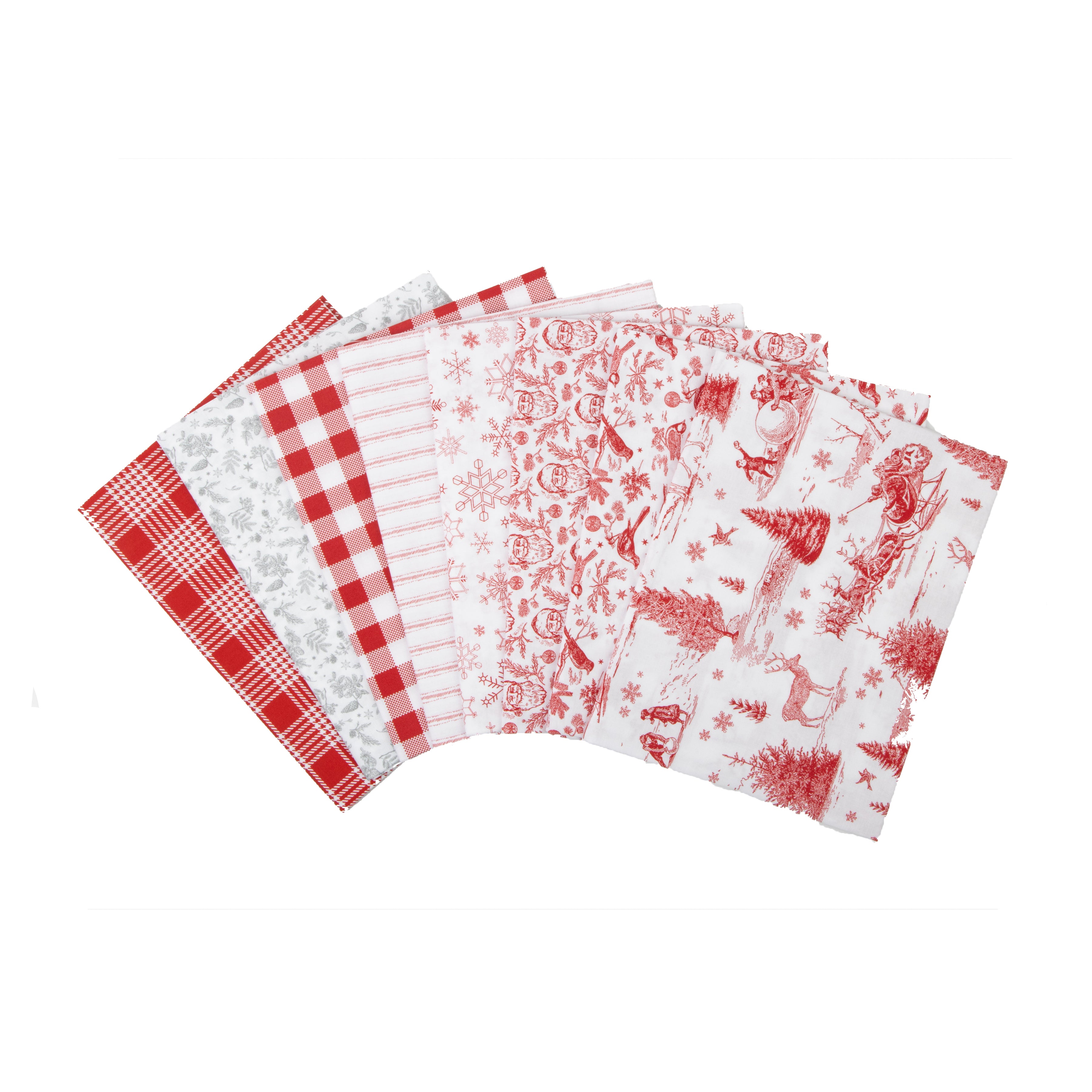 Peace on Earth | 1-Yard Bundle White by My Mind's Eye for Riley Blake | 8 pcs