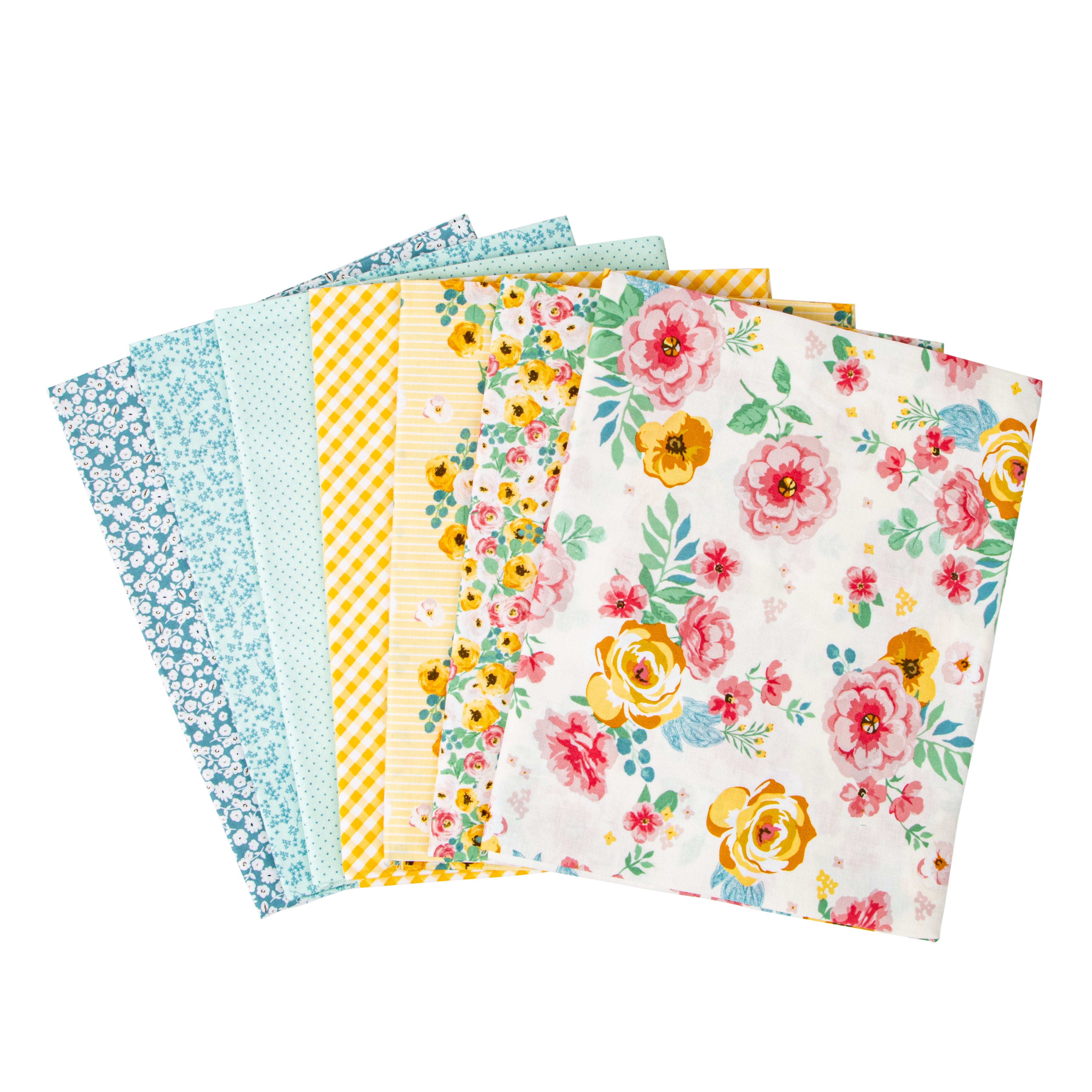 Spring Gardens | 1-Yard Bundle Cream by My Mind's Eye for Riley Blake | 7 pcs