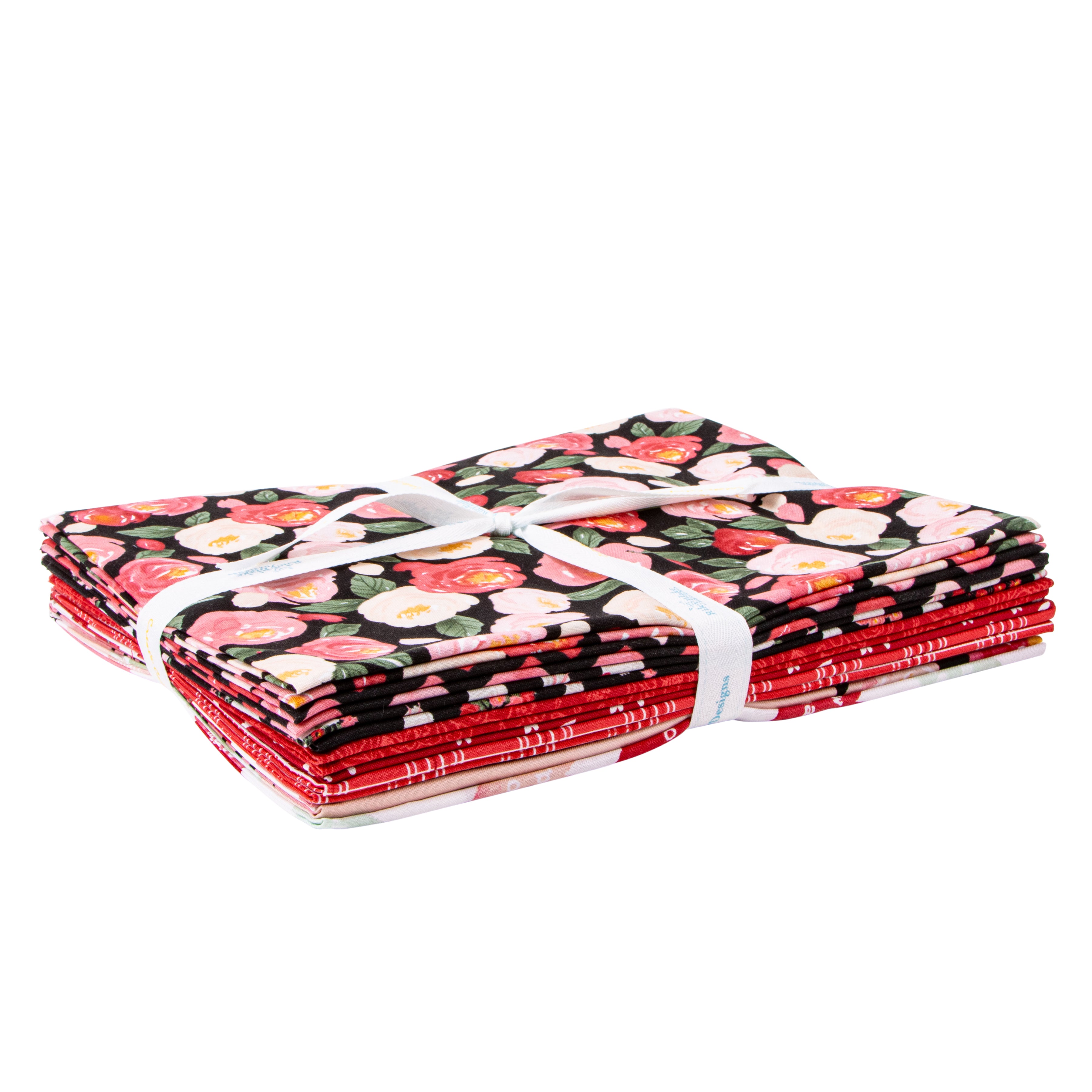 My Valentine | 1-Yard Bundle Black by Echo Park Paper Co. for Riley Blake | 8 pcs