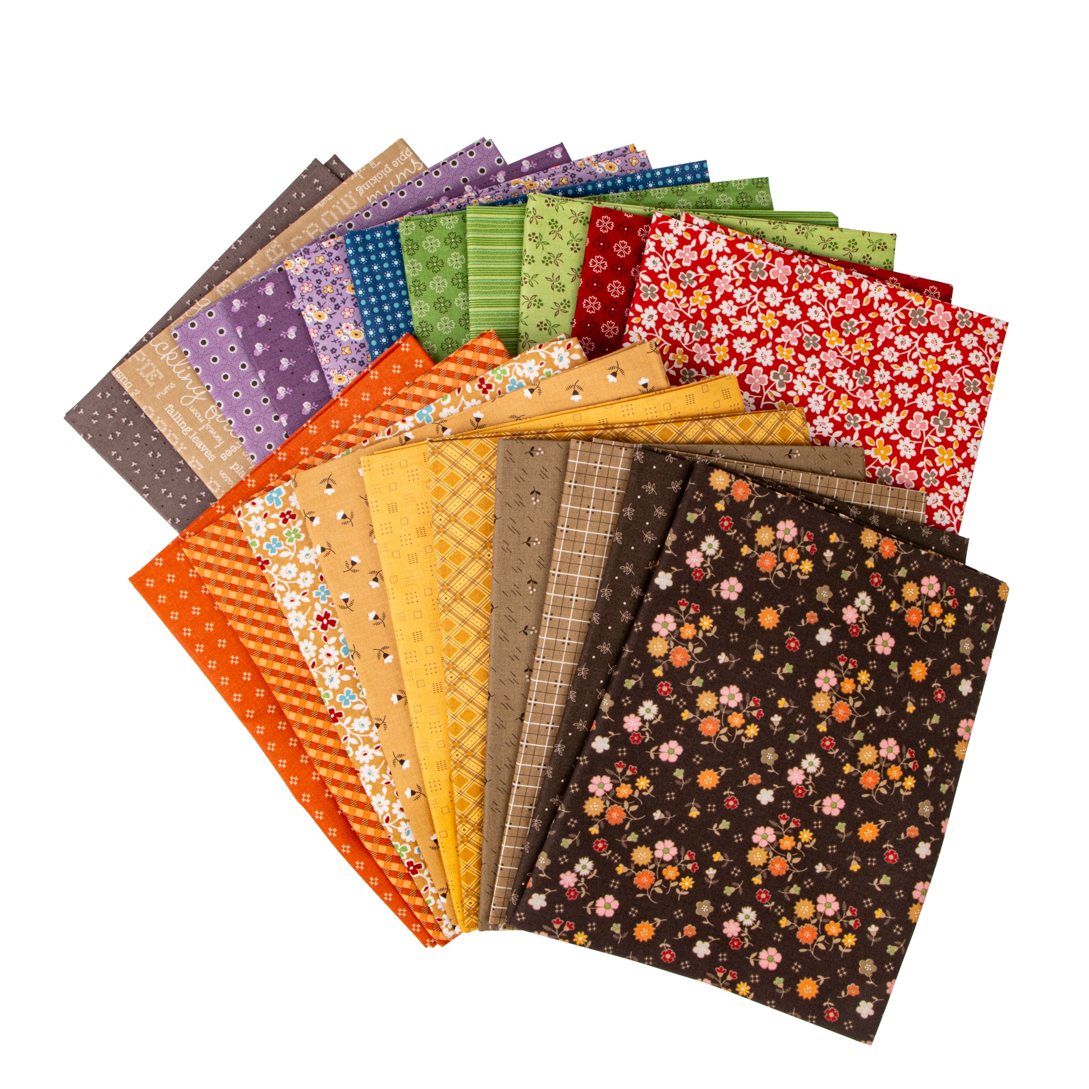 Autumn | 1-Yard Bundle Cider by Lori Holt for Riley Blake | 21 pcs