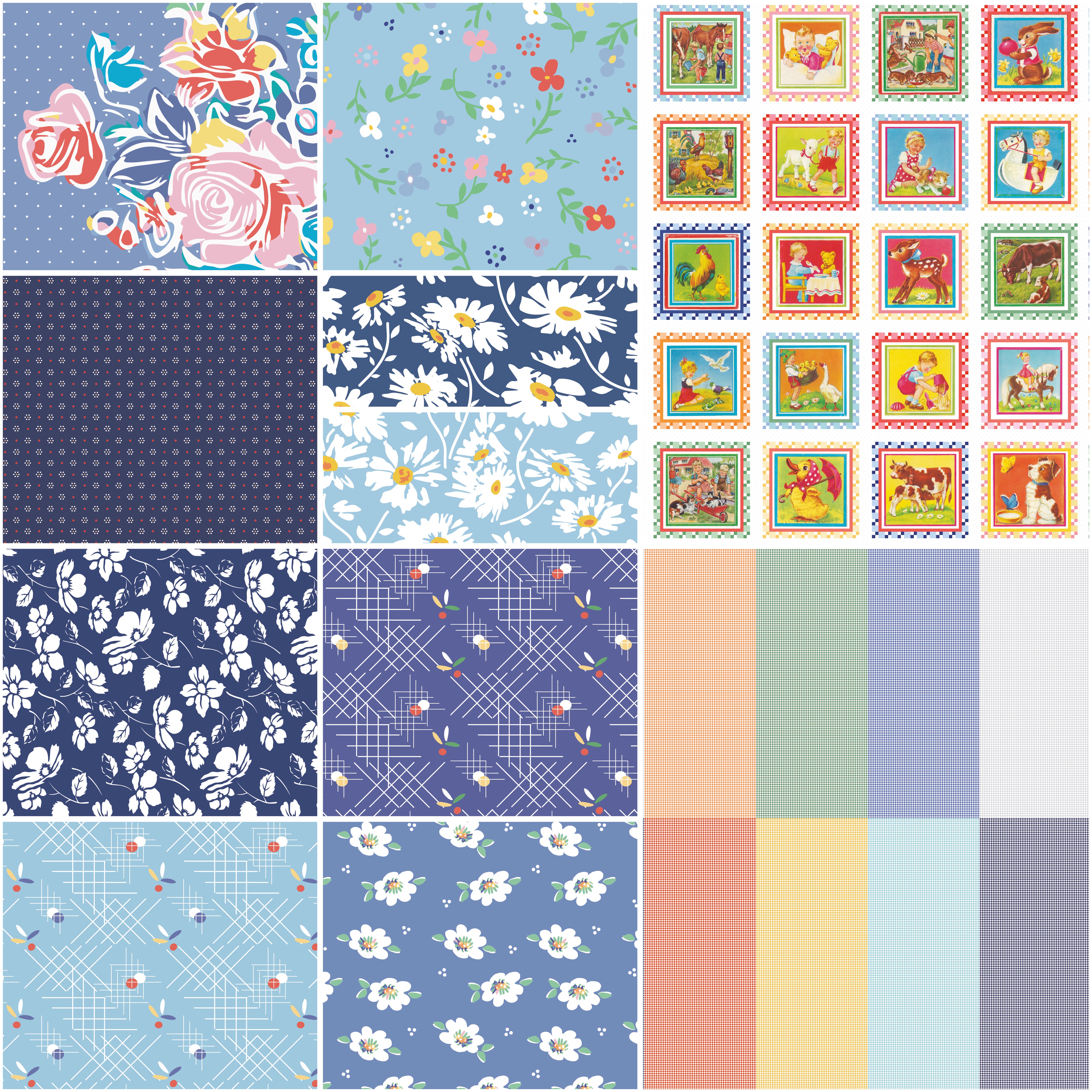 Always in Season | 1-Yard Bundle Blueberry by American Jane for Riley Blake | 11 pcs