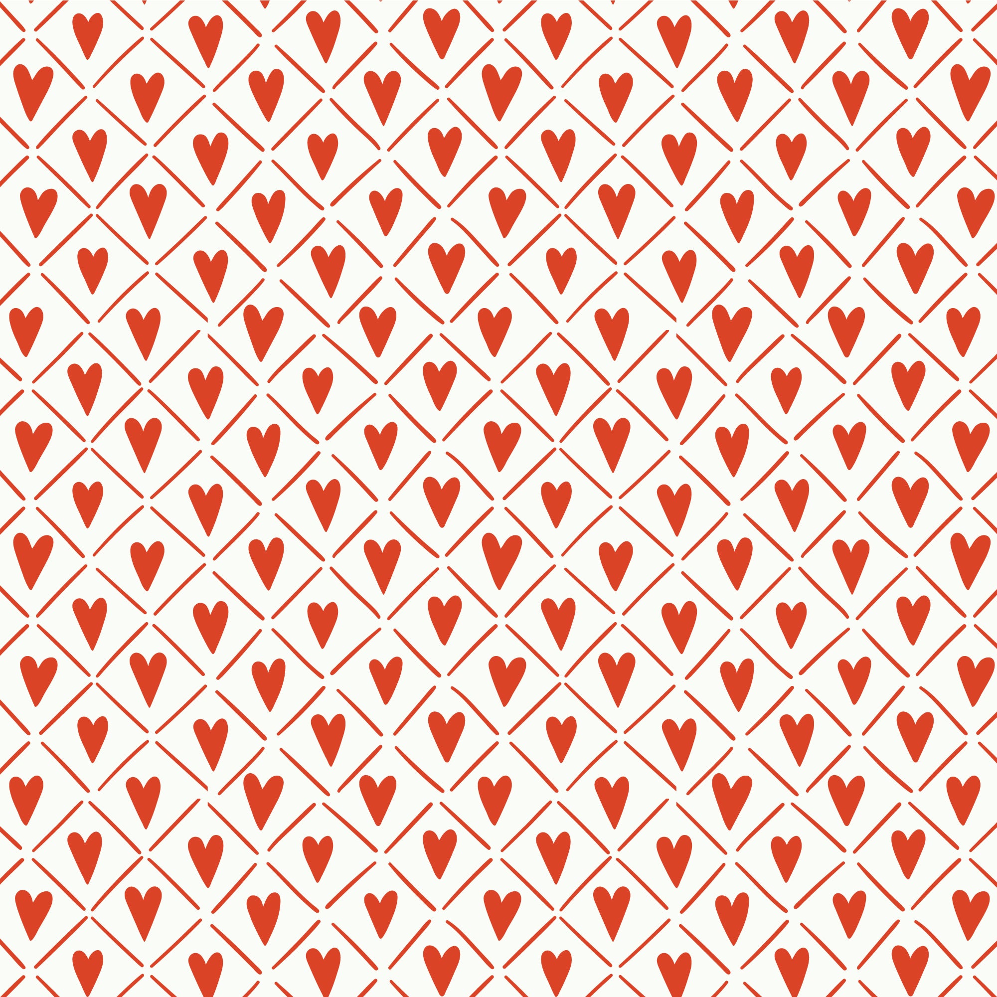 About Love | Hearts by Maria Galybina for Cloud9 | Organic Cotton