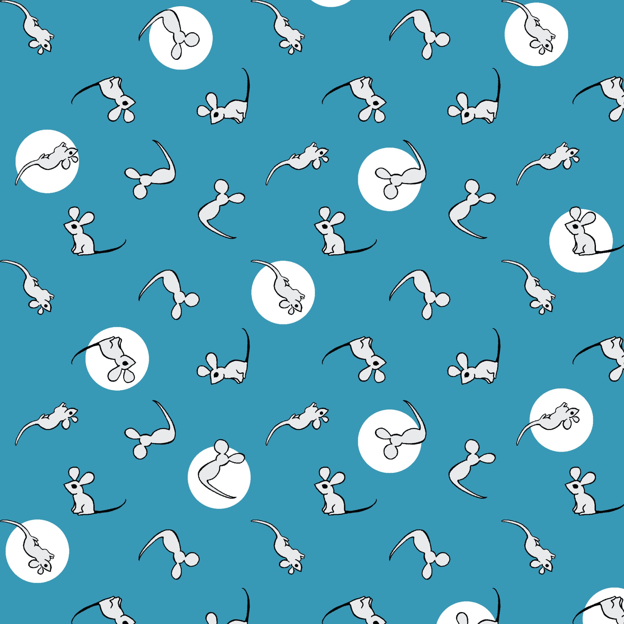 Goodnight Moon | Mouse in Blue (227866) by Margaret Wise Brown for Cloud9 | 100% Organic Cotton