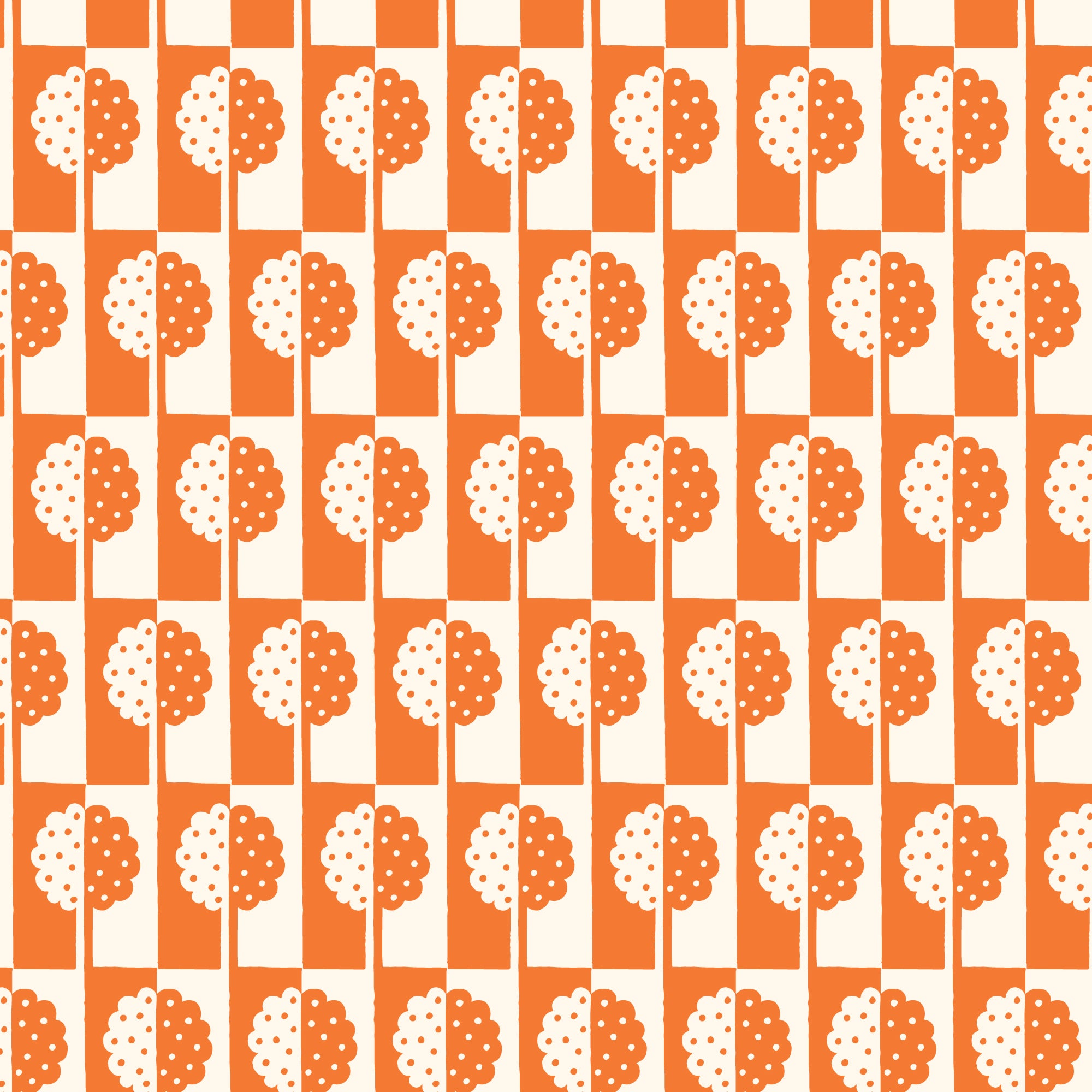 Orchard Deco | Holly Tree Orange by Ariana Martin for Cloud9 | 227942 | 100% Organic Cotton