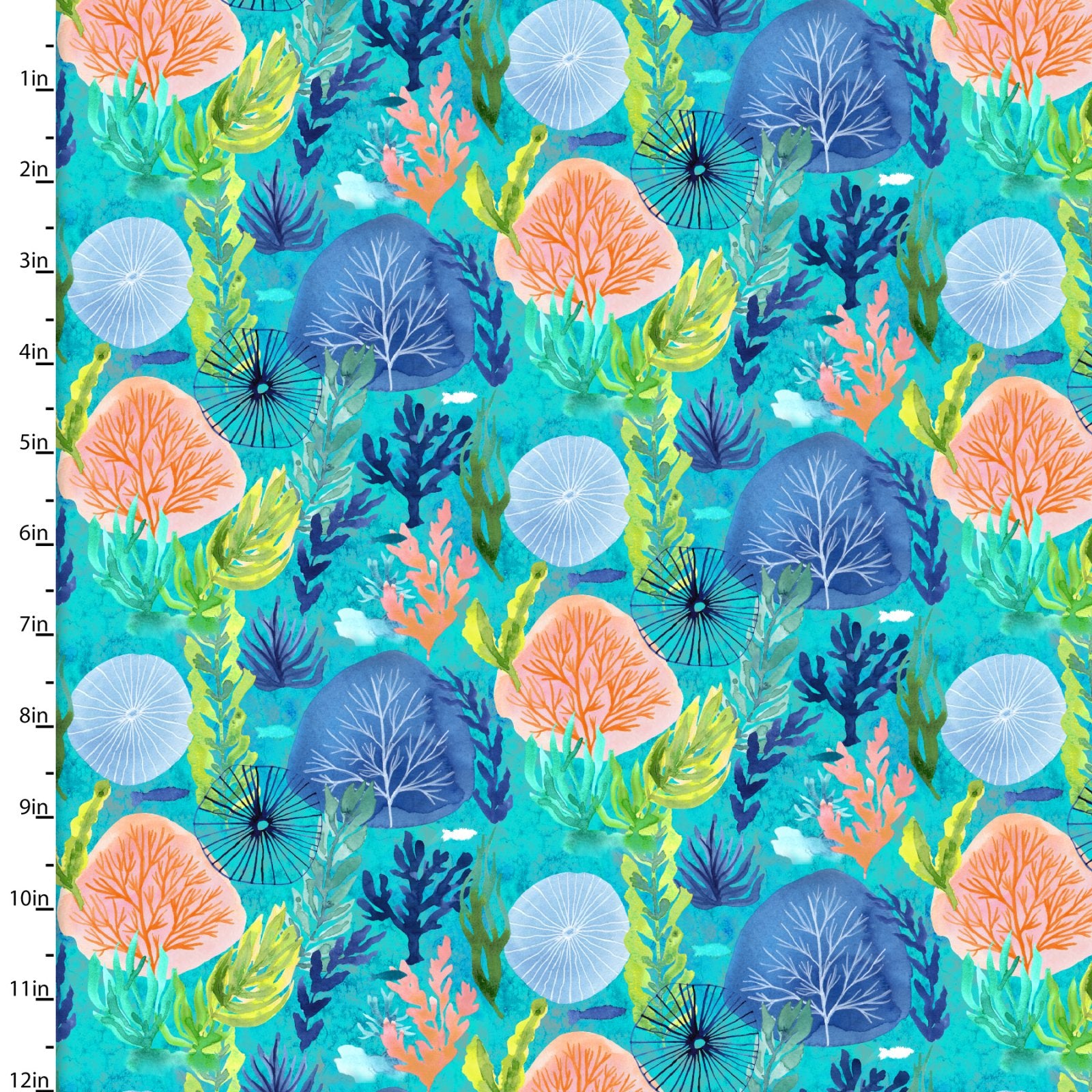 Sandsational | Under the Sea - Turquoise by Michael Moon for 3 Wishes | 22930-TRQ