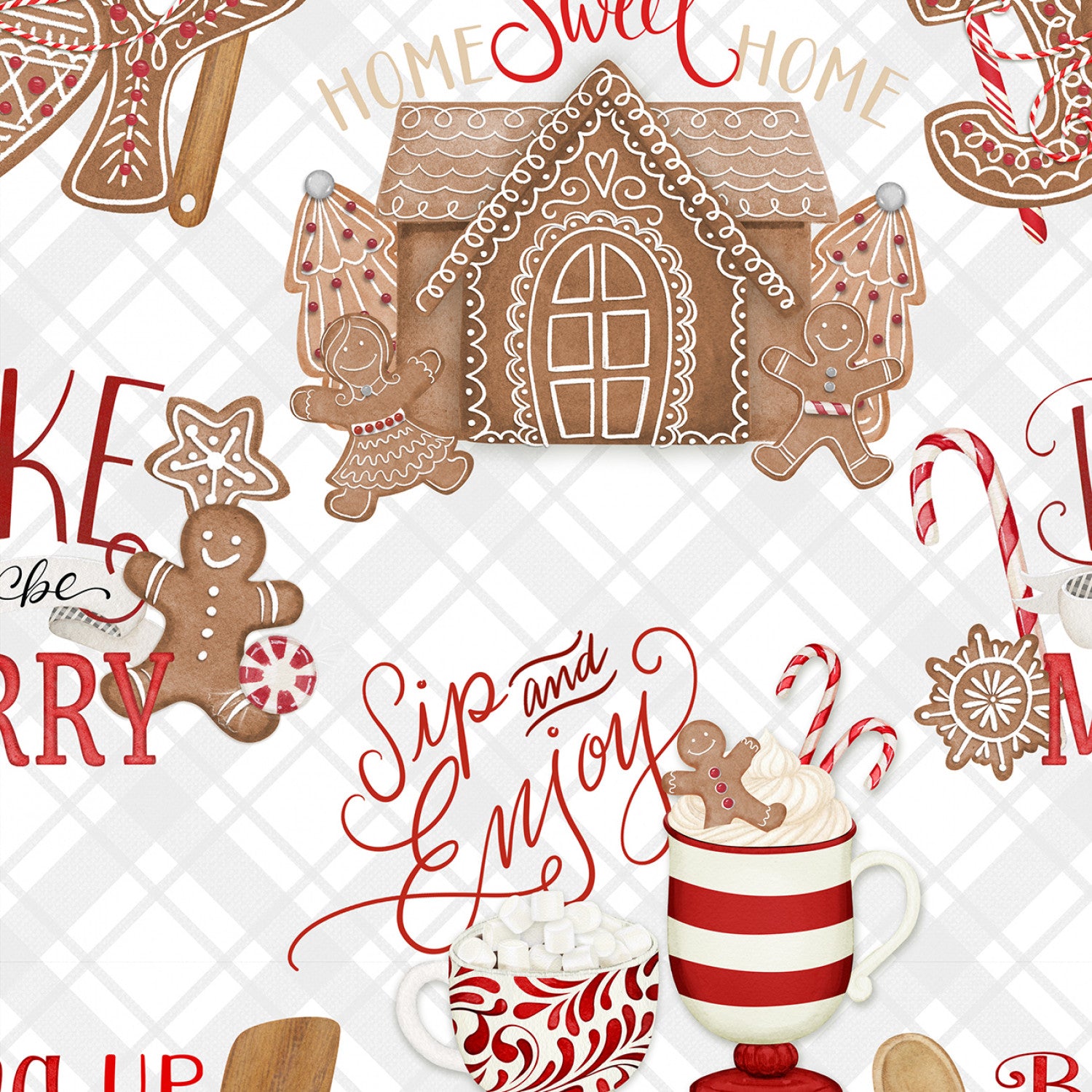 Baking Up Joy | 5" Charm Pack by Danielle Leone for Wilmington | 42 pcs