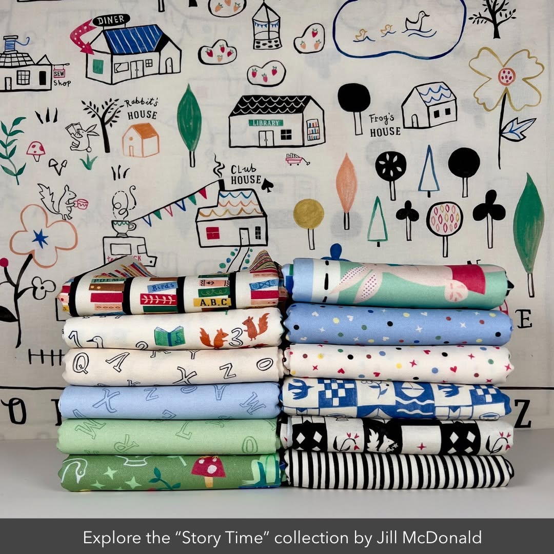 Story Time | Alphabet Toss Light Green by Jill McDonald for P&B Textiles | STIM 5594 LG