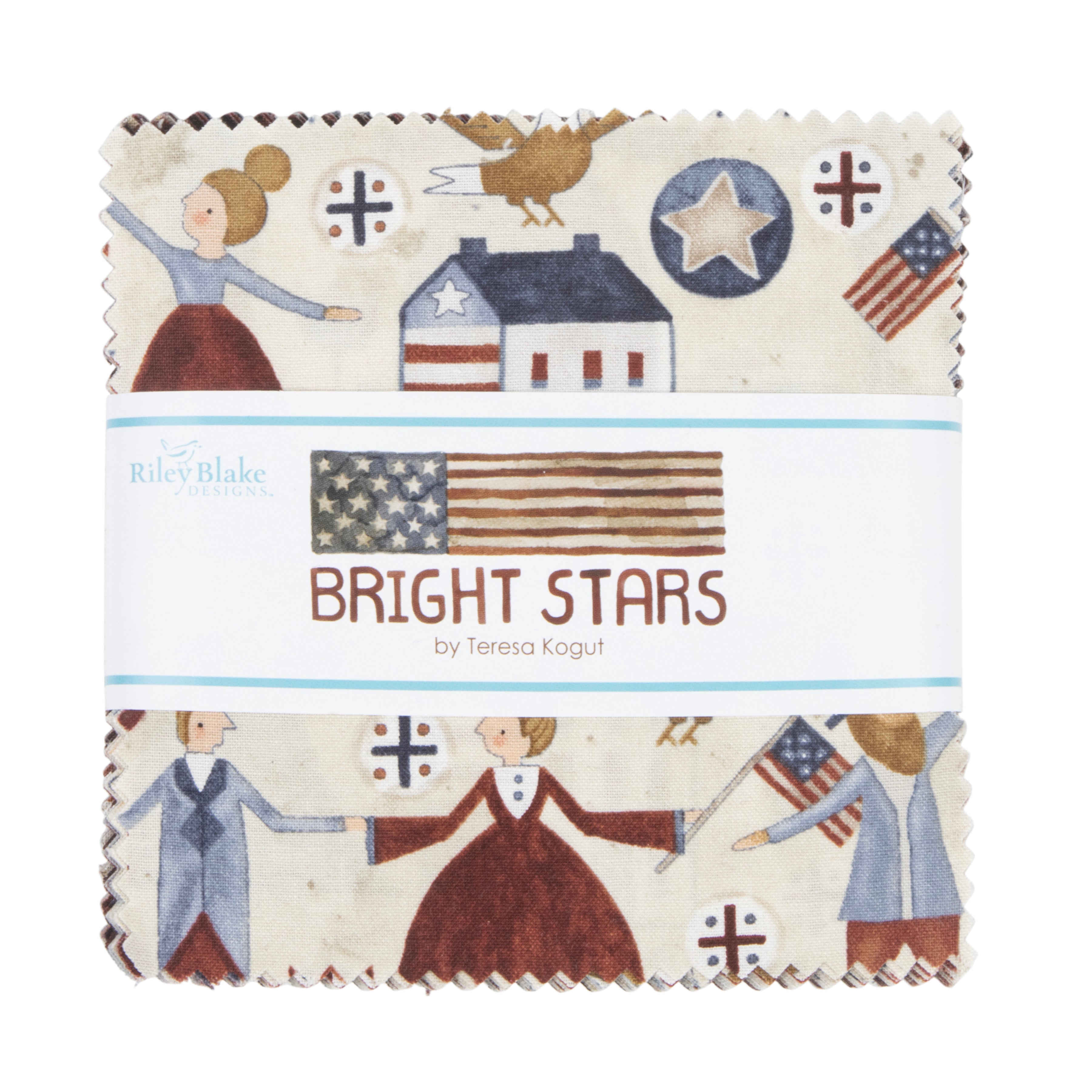 Bright Stars | 5-inch Charm Pack by Teresa Kogut for Riley Blake | 42pcs