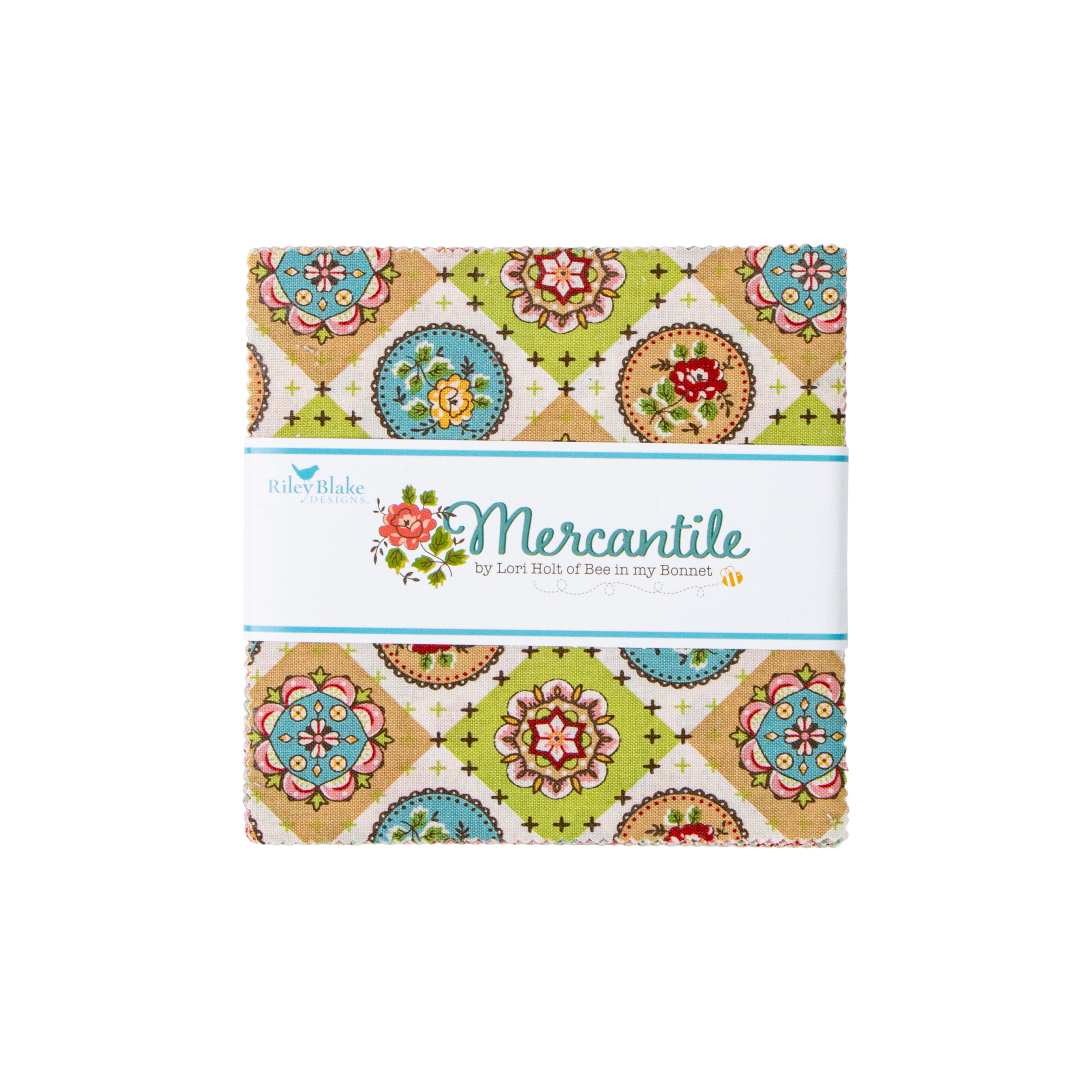 Mercantile | 5" Charm Pack by Lori Holt for Riley Blake | 42 pcs