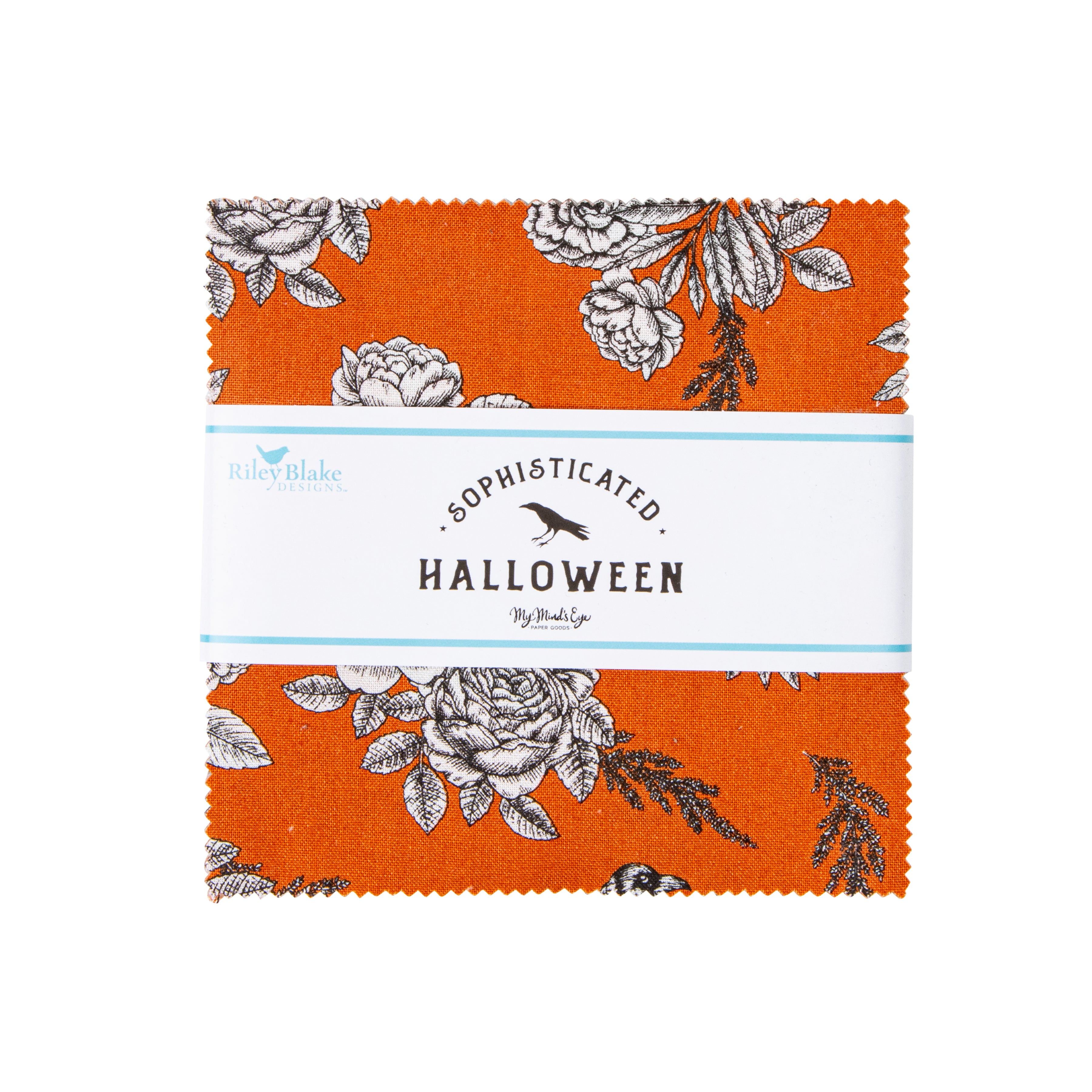 Sophisticated Halloween | 5" Charm Pack by My Mind's Eye for Riley Blake | 42 pcs