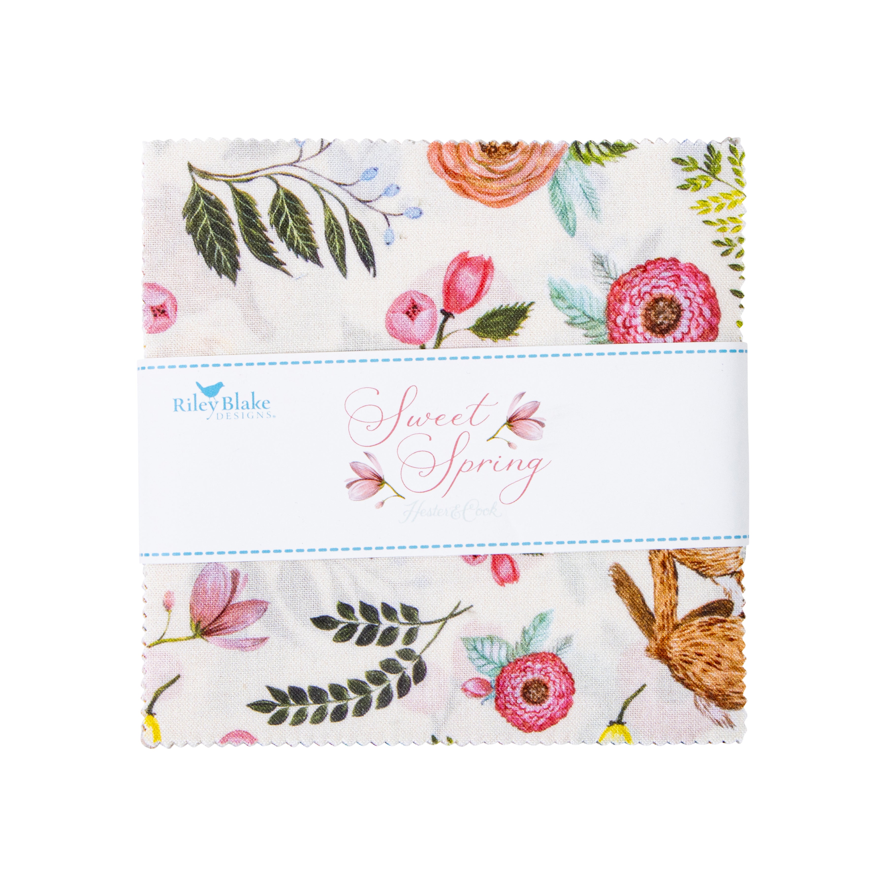 Sweet Spring | 5" Charm Pack by Hester & Cook for Riley Blake | 42 pcs