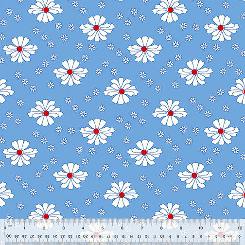 Garden Party | Blue Meadow by Whistler Studios for Windham Fabrics | 53975-4