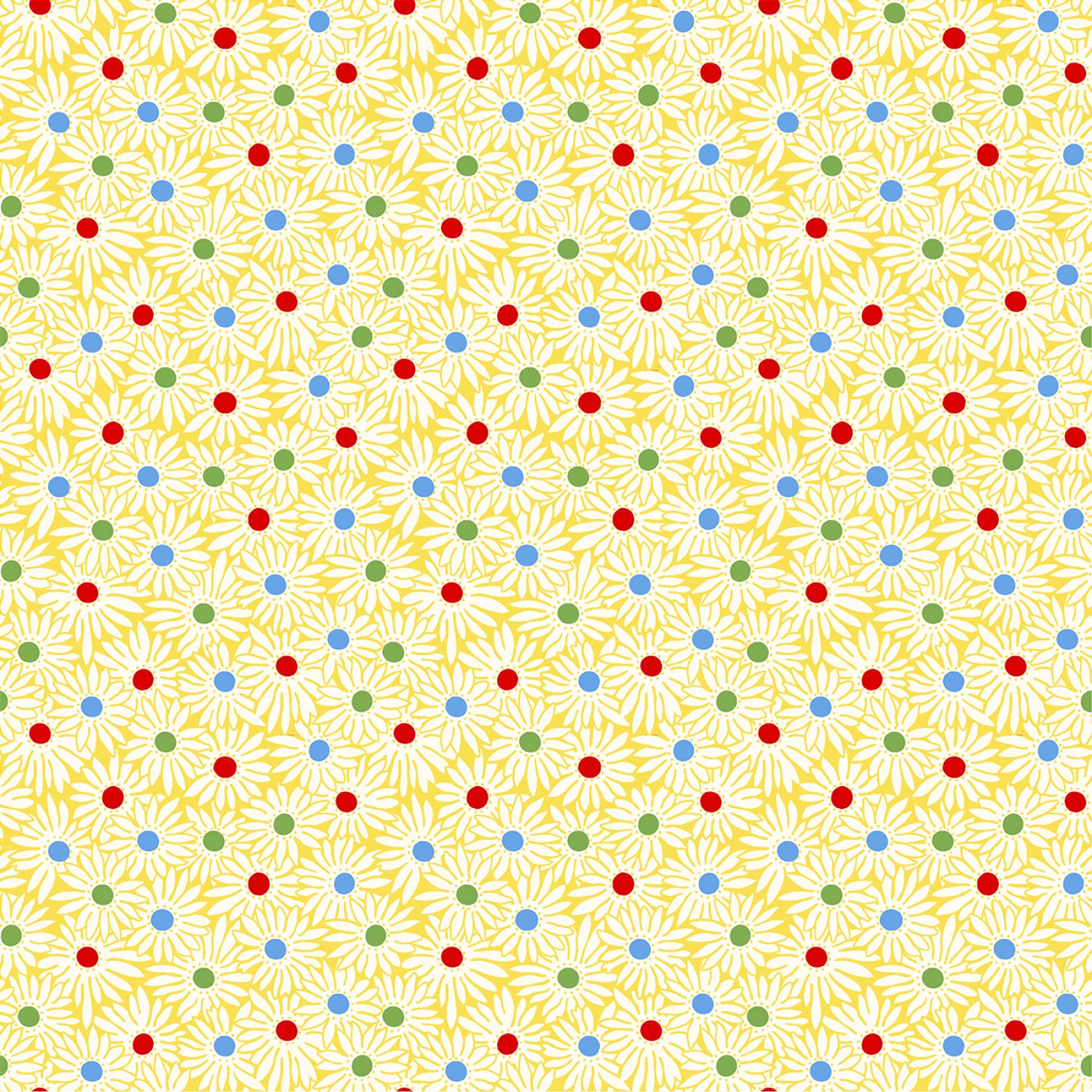 Garden Party | Yellow Pop Daisy by Whistler Studios for Windham Fabrics | 53977-2