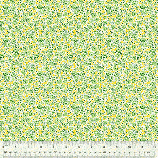 Garden Party | Yellow Festive Florals by Whistler Studios for Windham Fabrics | 53978-2