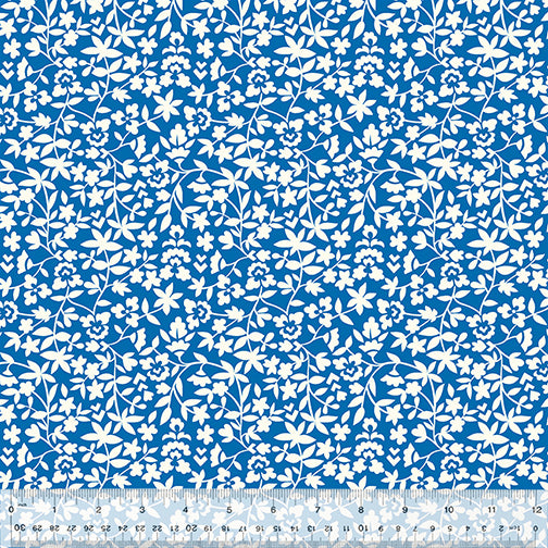 Garden Party | Blue on the Vine by Whistler Studios for Windham Fabrics | 53979-4