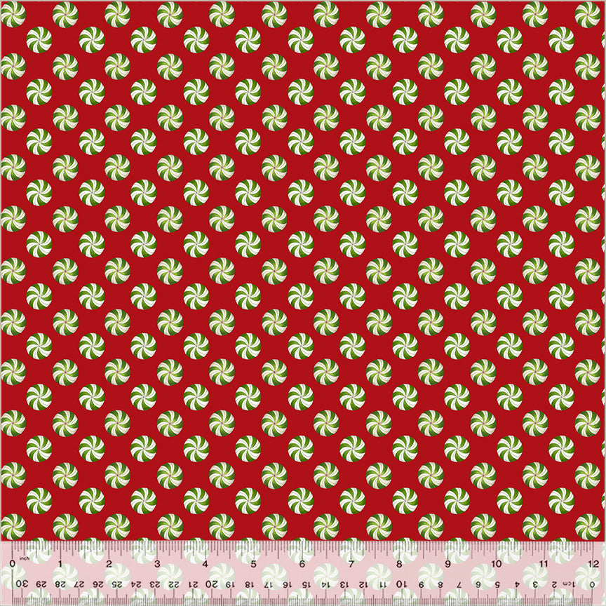 A Very Terri Christmas | Peppermints - Red by Terri Degenkolb for Windham Fabrics | 54105-7