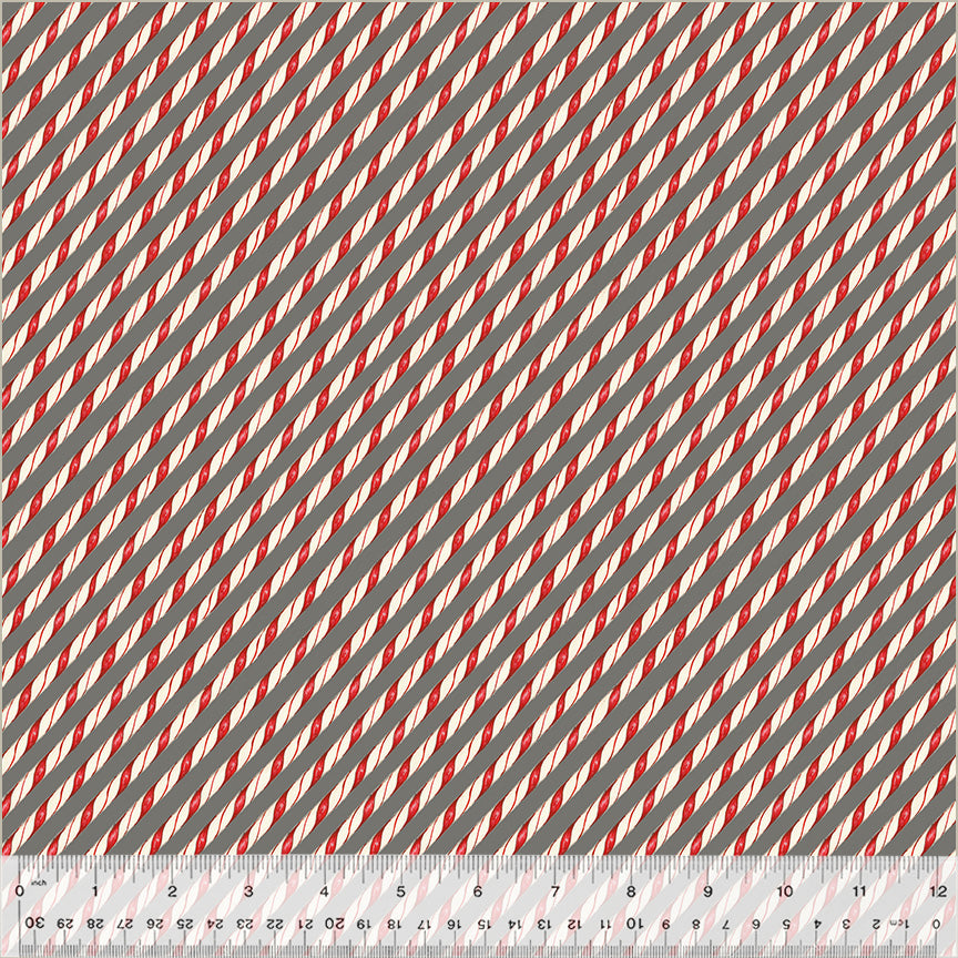 A Very Terri Christmas | Candy Cane Stripe by Terri Degenkolb for Windham Fabrics | 54106-11