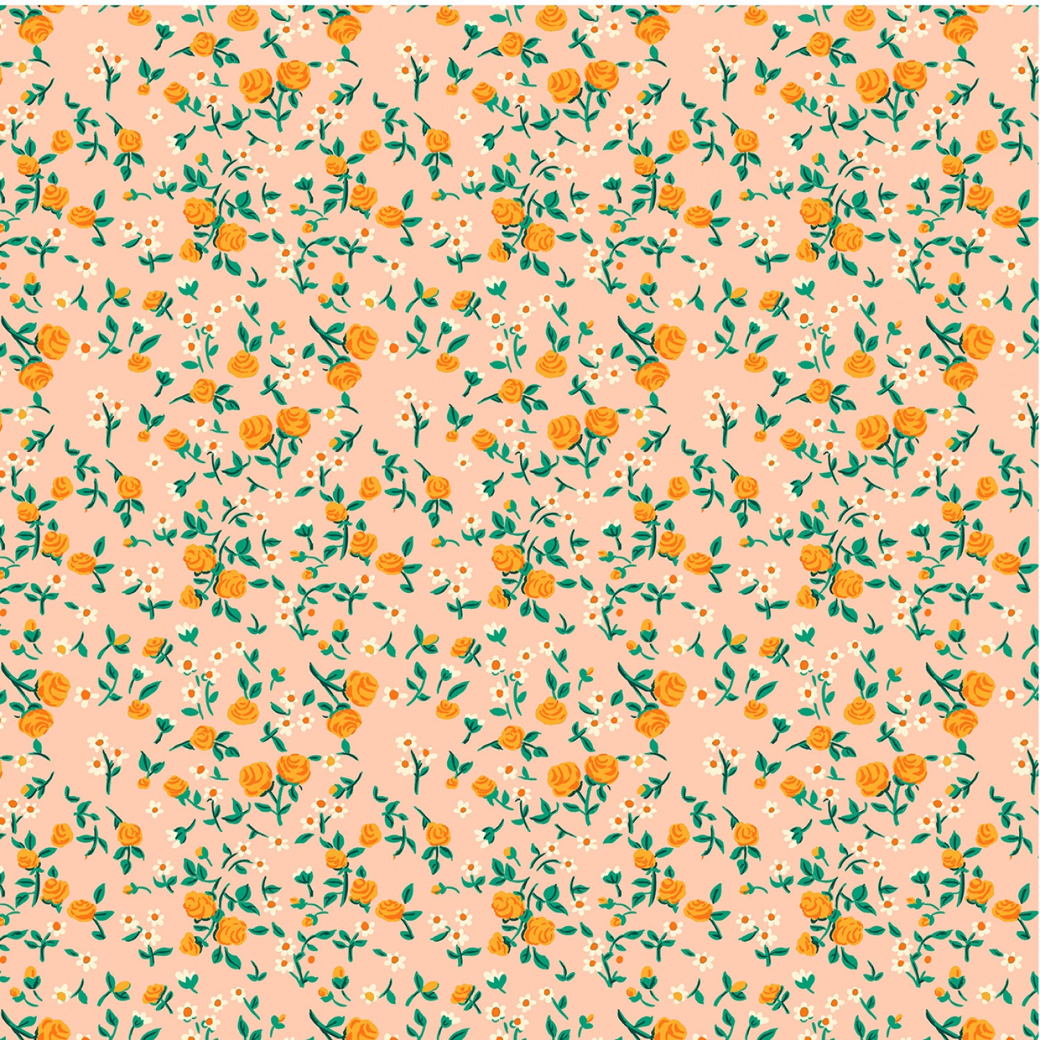 Heather Ross by Hand | Mousy Floral - Blush by Heather Ross for Windham | 54255D-6