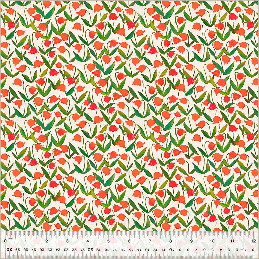 Heather Ross by Hand | Flowerbed - Cotton by Heather Ross for Windham | 54257D-11