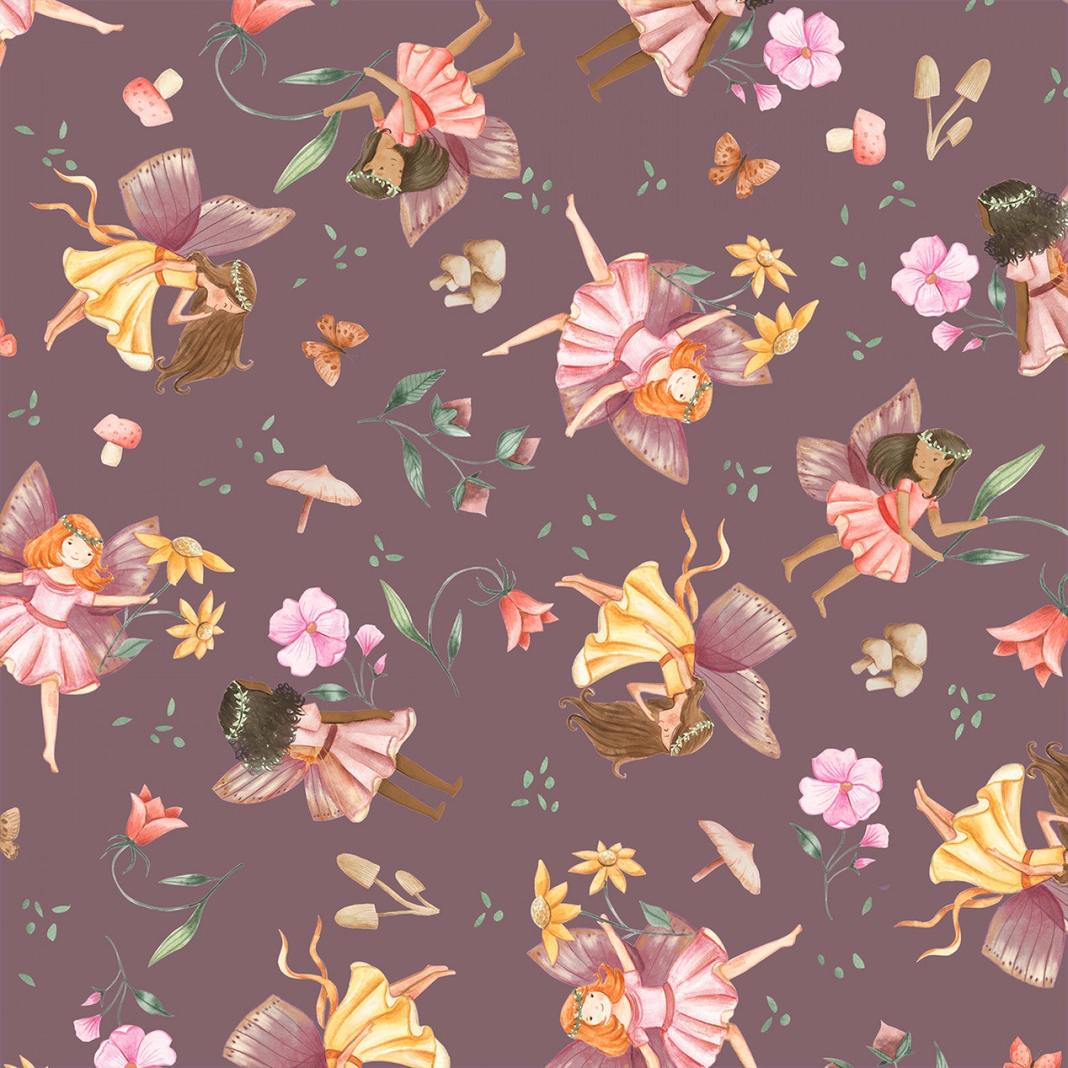 Petal Pixies | Fairyland - Sugarplum by Whistler Studios for Windham Fabrics | 54275-2