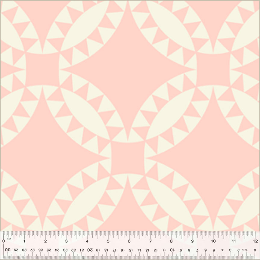 Perfect Points | 108" Wide Blush Pickle Dish by Whistler Studios for Windham Fabrics | Quilt Backing Fabric