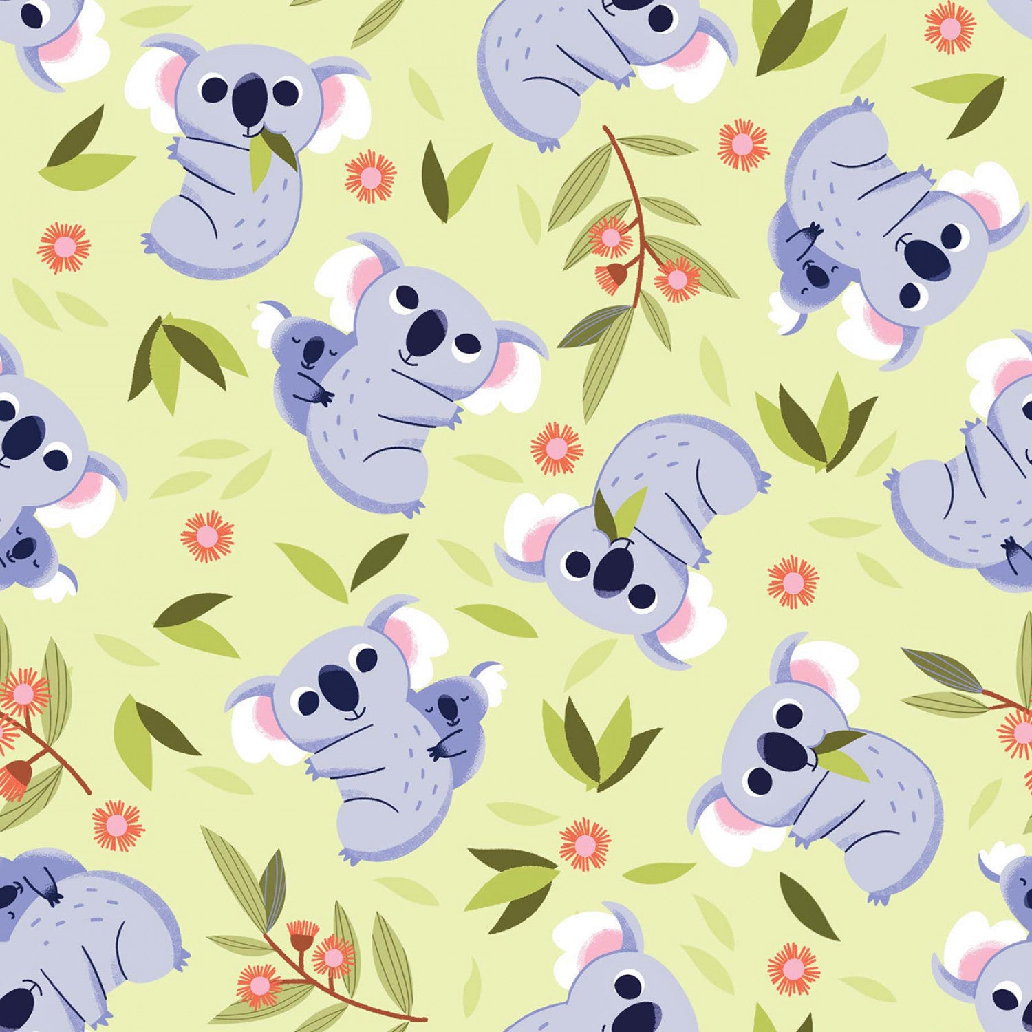 Aussie Oz-Born | Koalas Green by Mel Matthews for Studio E | 8085-60