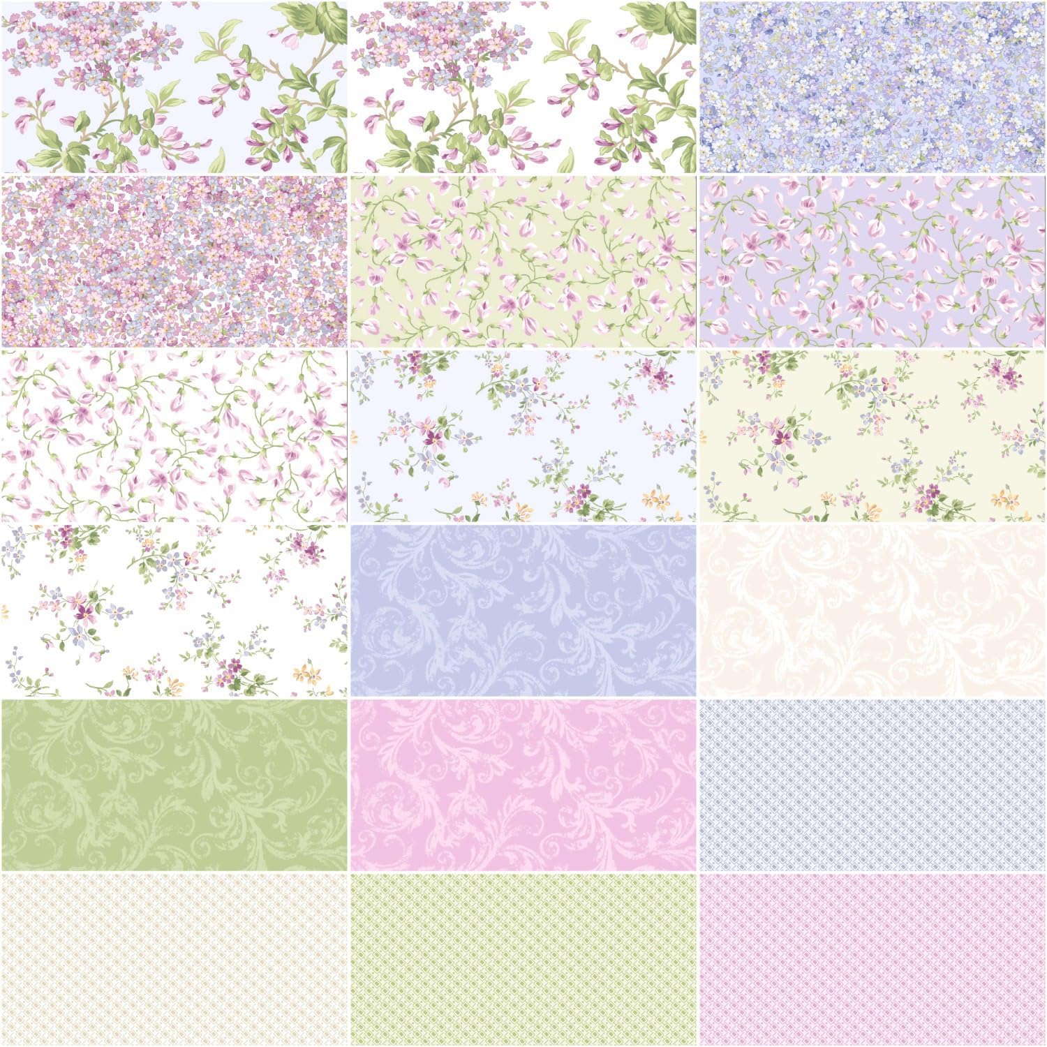 Sugar Lilac | Fat Quarter Bundle by Maywood Studio | 18 pcs