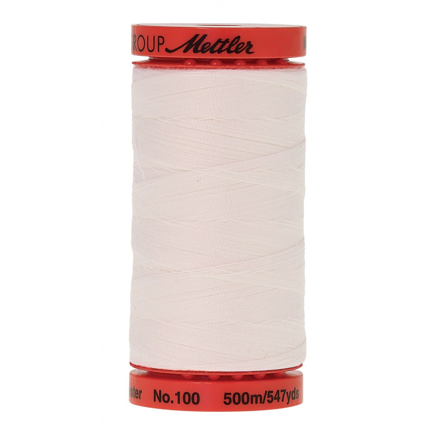 Mettler Metrosene All-Purpose 50wt Polyester Thread | White (#2000) | 547 yds