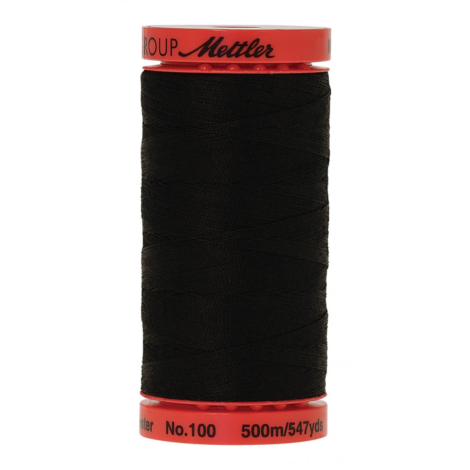 Mettler Metrosene All-Purpose 50wt Polyester Thread | Black (#4000) | 547 yds