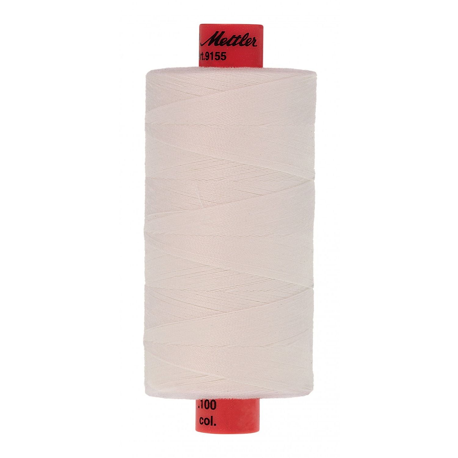 Mettler Metrosene All-Purpose 50wt Polyester Thread | White (#2000) | 1094 yds