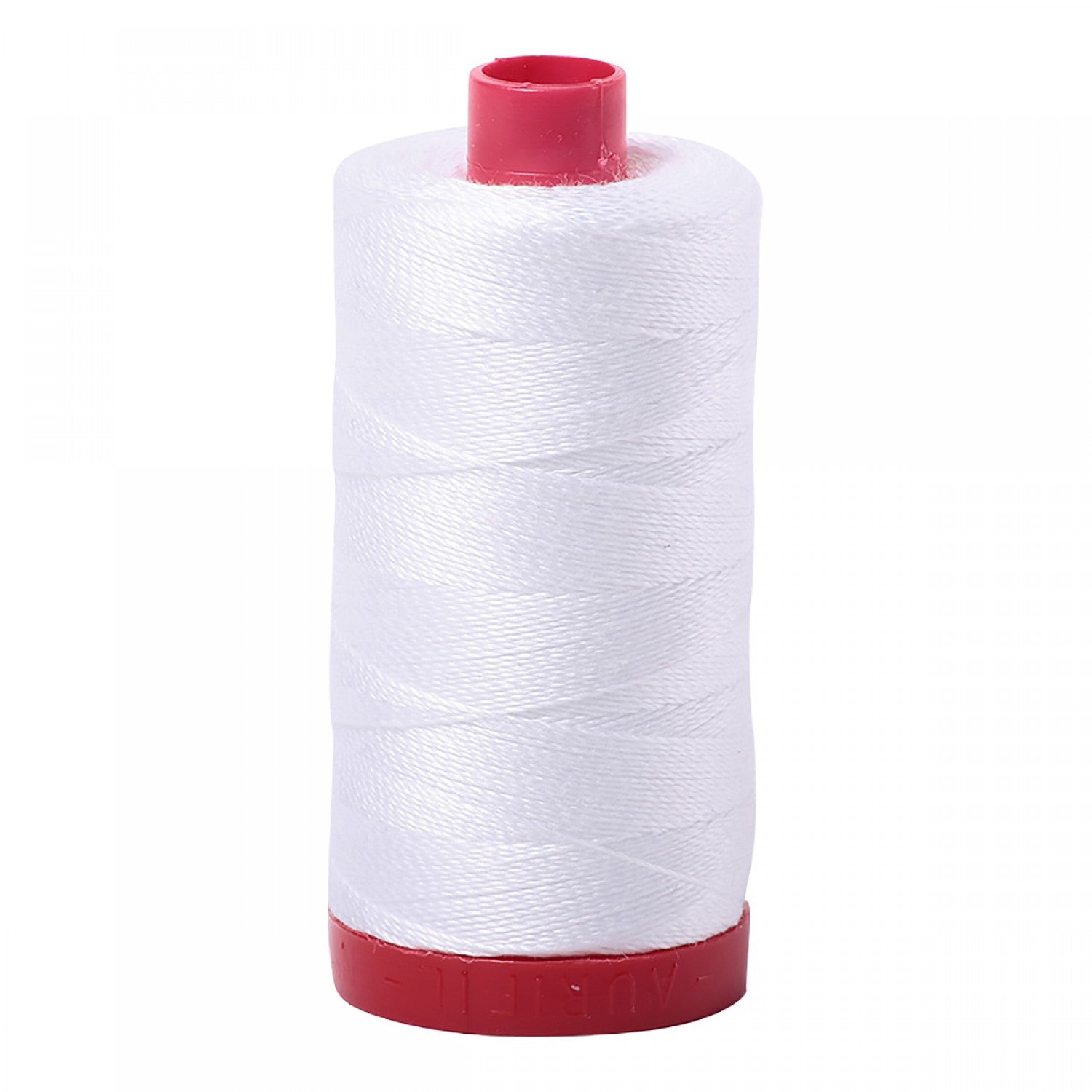 Aurifil 12wt Mako Cotton Thread | White (#2024) | 356 yds