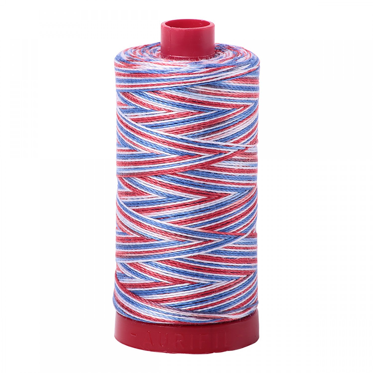 Aurifil 12wt Mako Cotton Thread | Liberty Variegated (#3852) | 356 yds