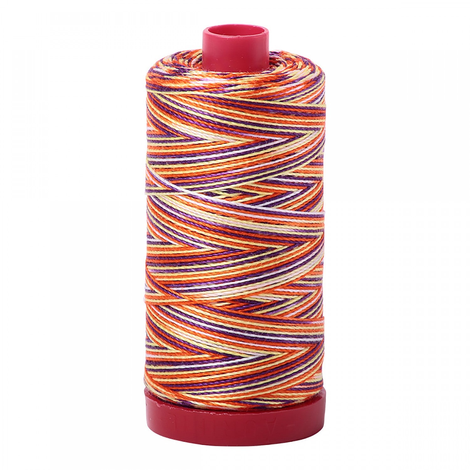 Aurifil 12wt Mako Cotton Thread | Desert Dawn Variegated (#4648) | 356 yds