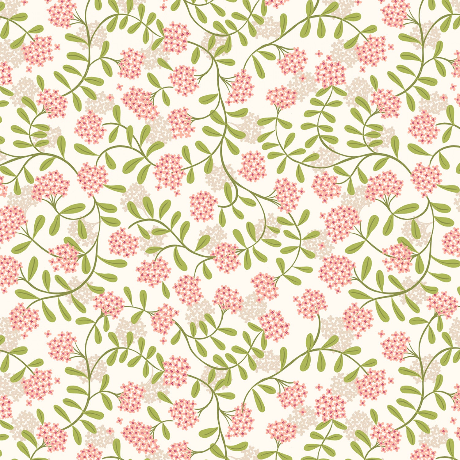 Clearbury Down | Wild Thyme on Cream by Lewis & Irene | A816.1