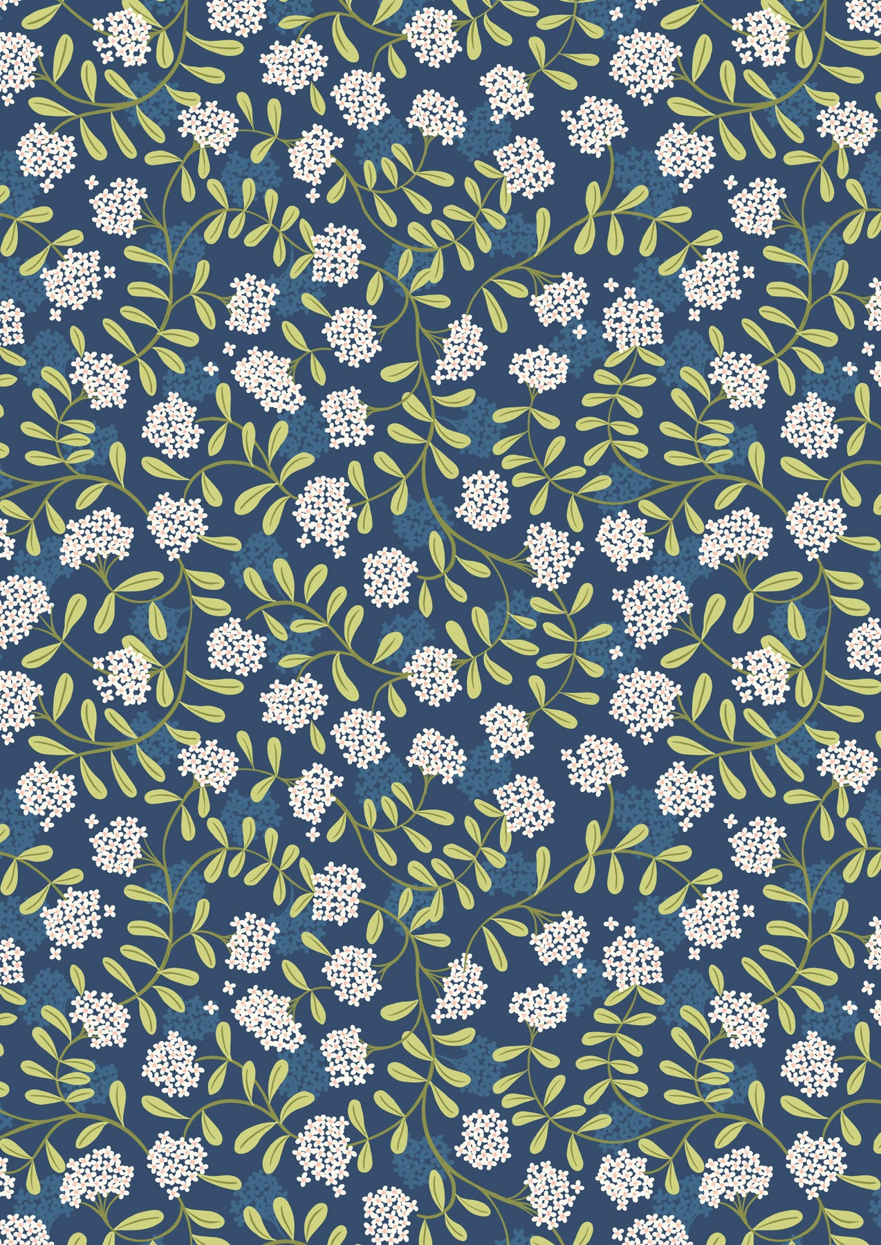 Clearbury Down | Wild Thyme on Dark Blue by Lewis & Irene | A816.3