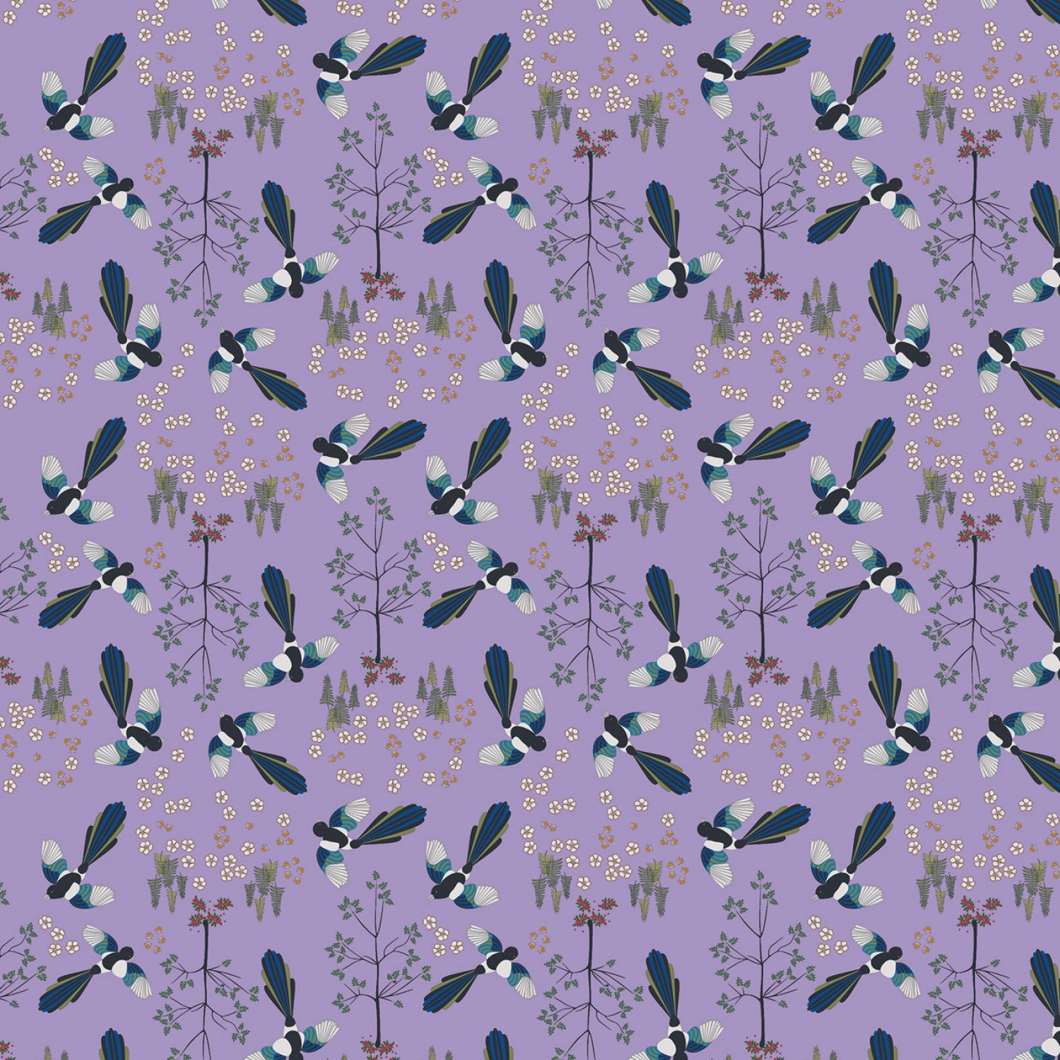 Norwegian Forest Dreams | Baersesong Lilac by Arne & Carlos for Lewis & Irene | AC1.1